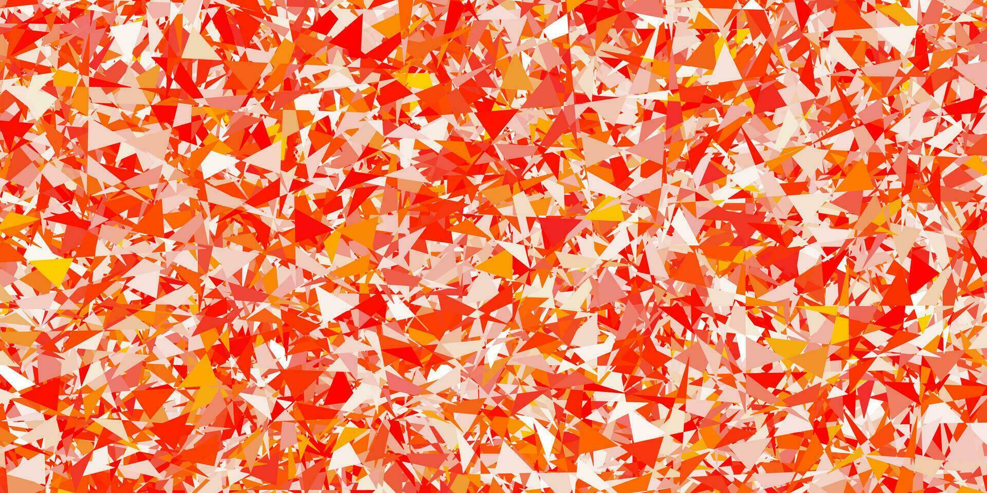 Light orange vector pattern with polygonal shapes.