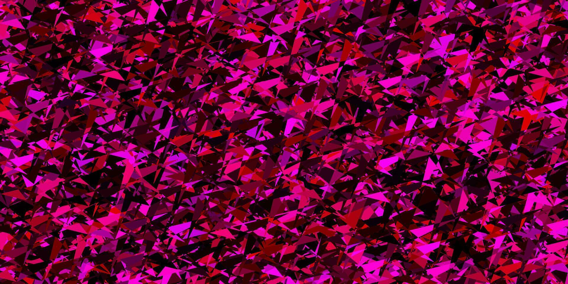 Light Pink vector pattern with polygonal style.