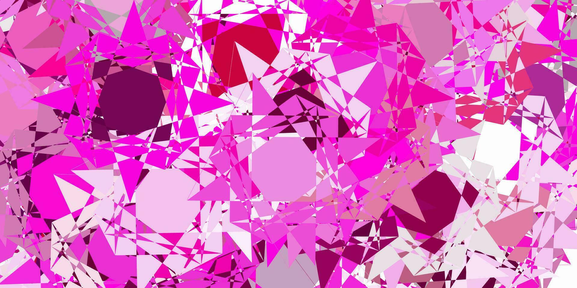 Light pink vector texture with random triangles.