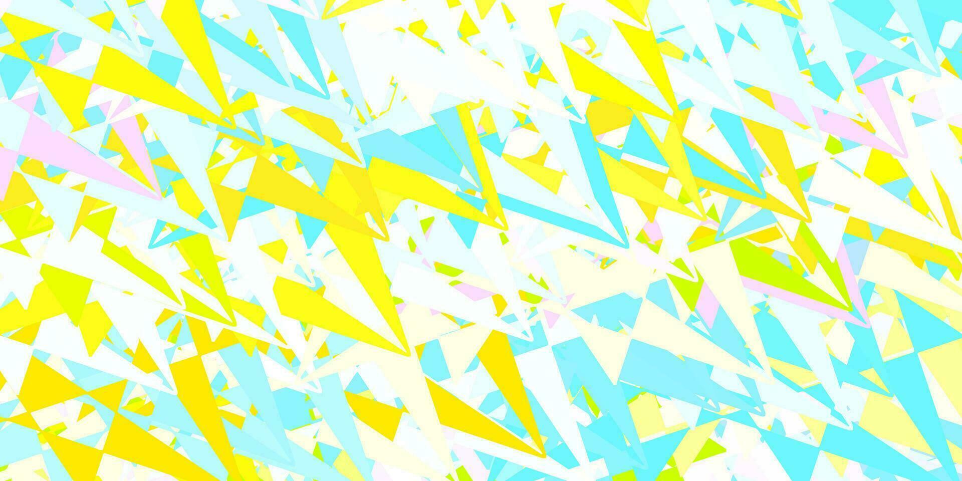 Light blue vector backdrop with triangles, lines.