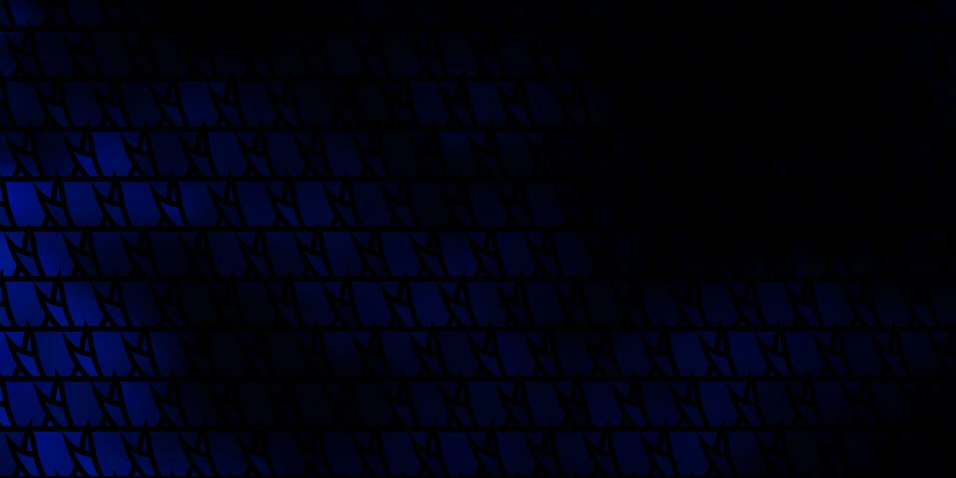 Dark BLUE vector background with polygonal style.