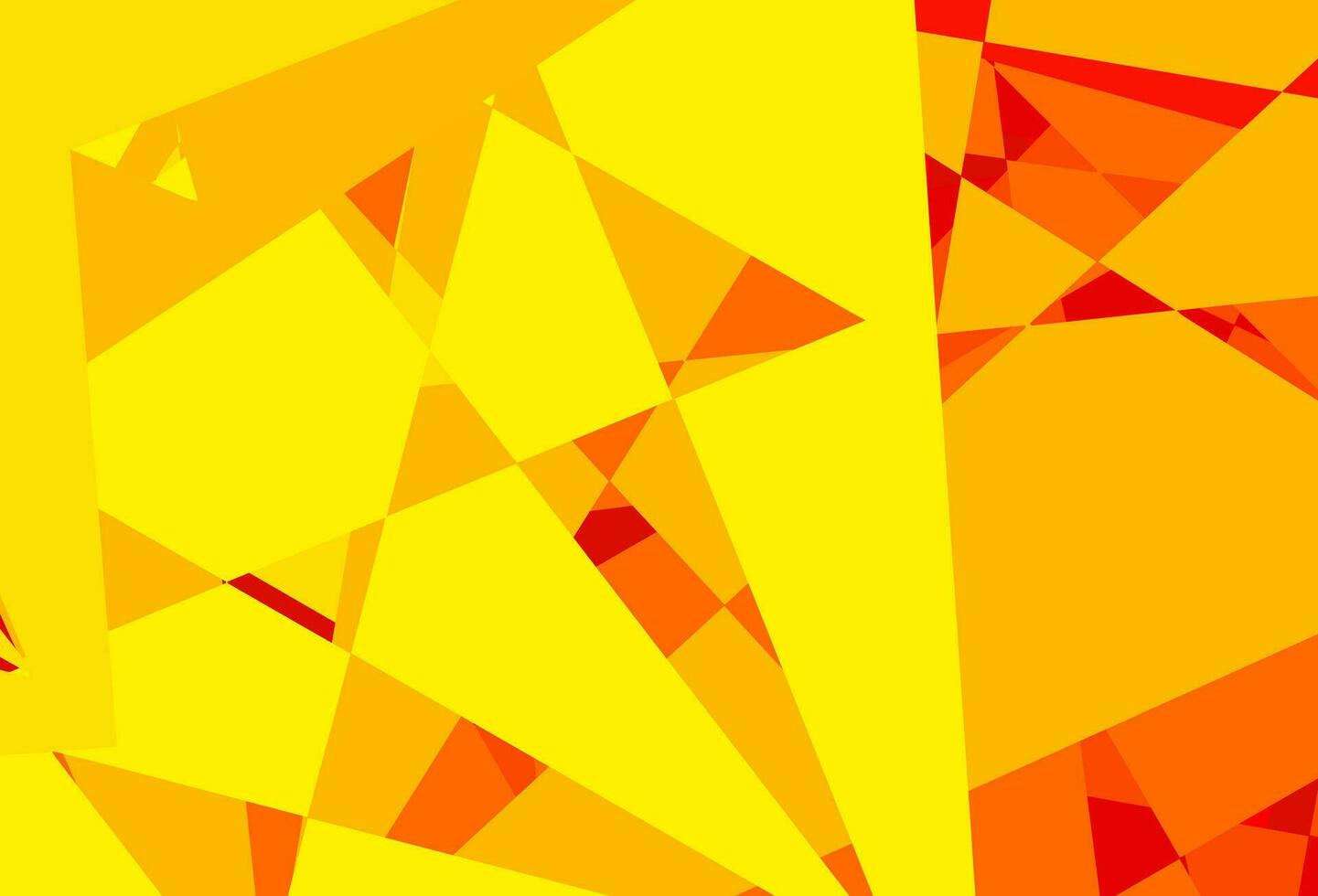 Dark Orange vector background with triangles.