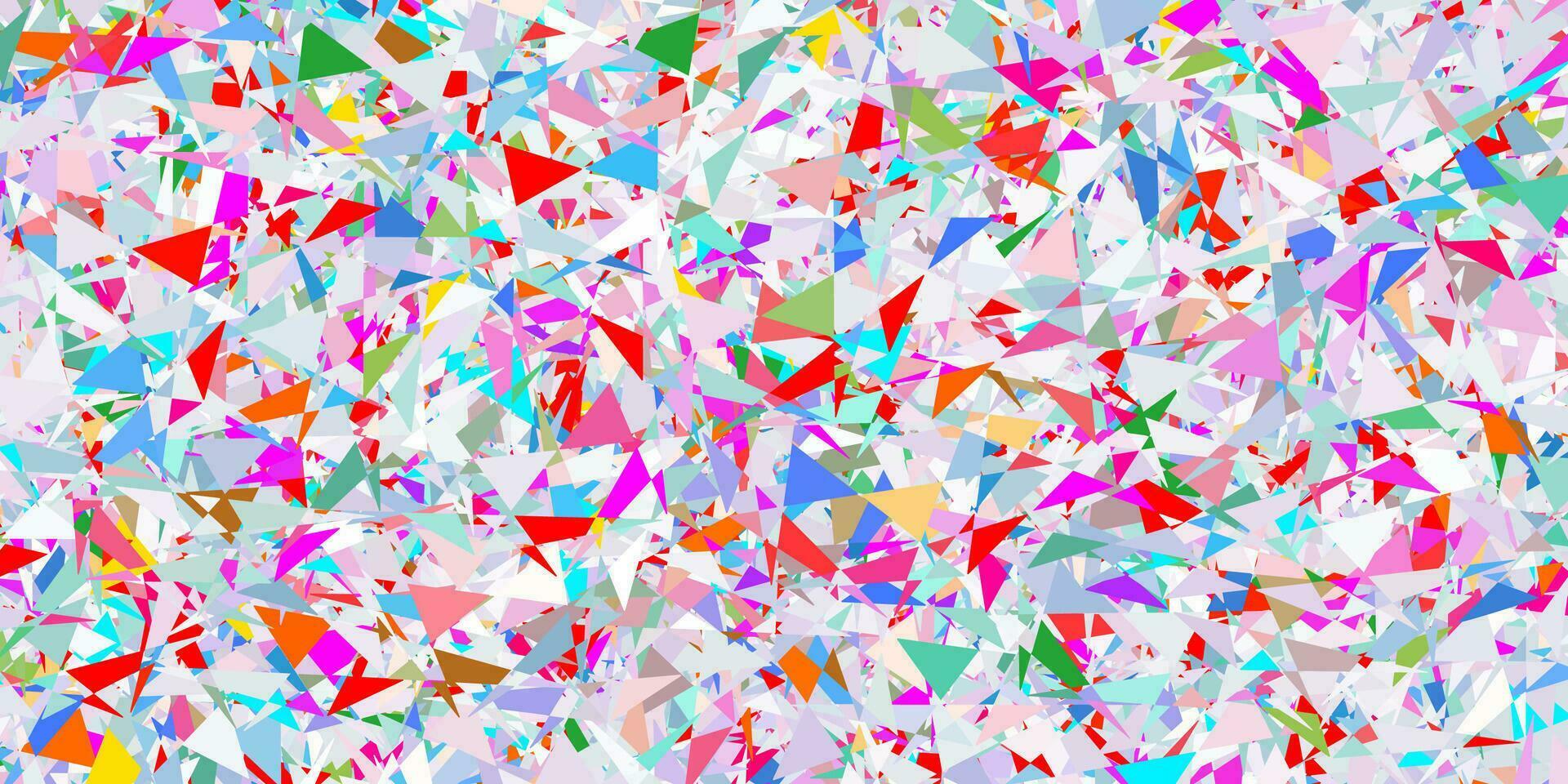Light multicolor vector pattern with polygonal shapes.