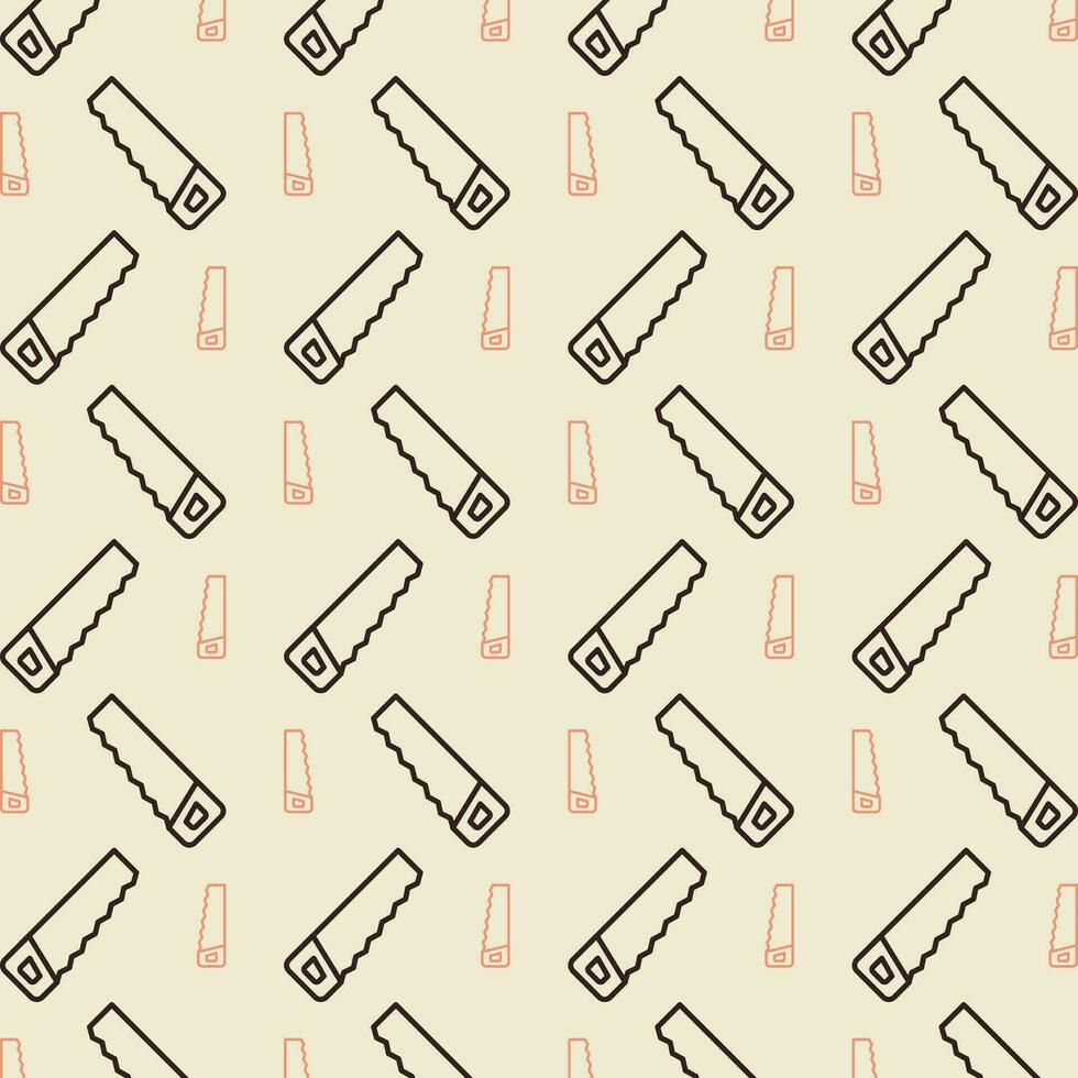 Saw vector design repeating illustration pattern beautiful background