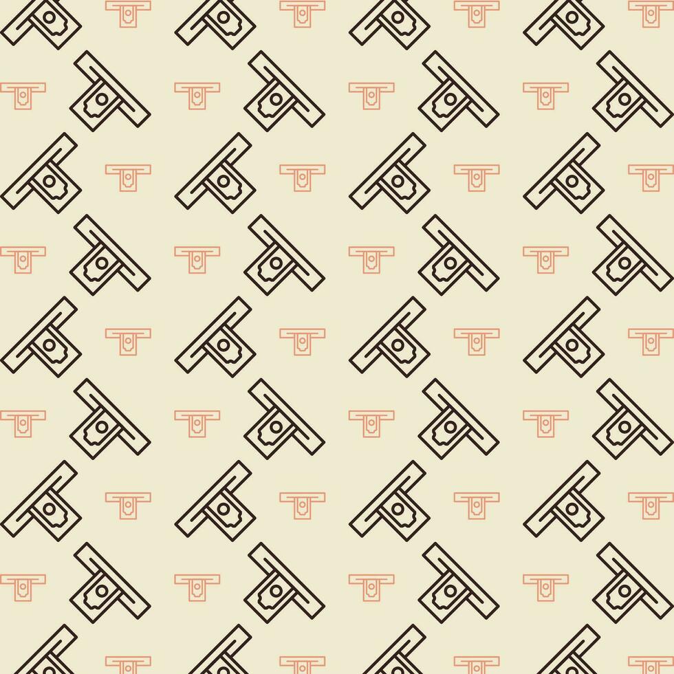 Cash withdrawal vector design repeating illustration pattern beautiful background