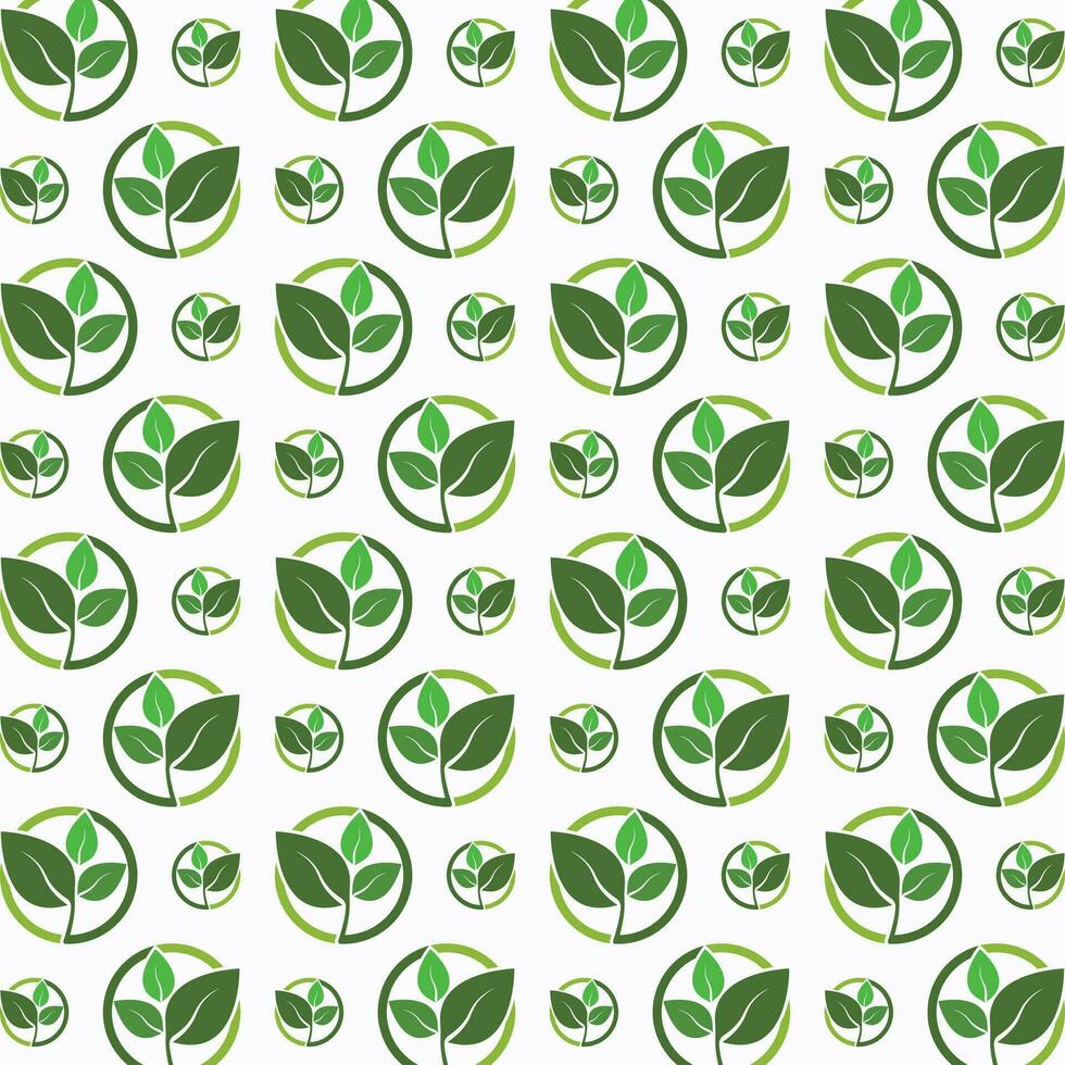 Leaf vector design pattern illustration abstract background