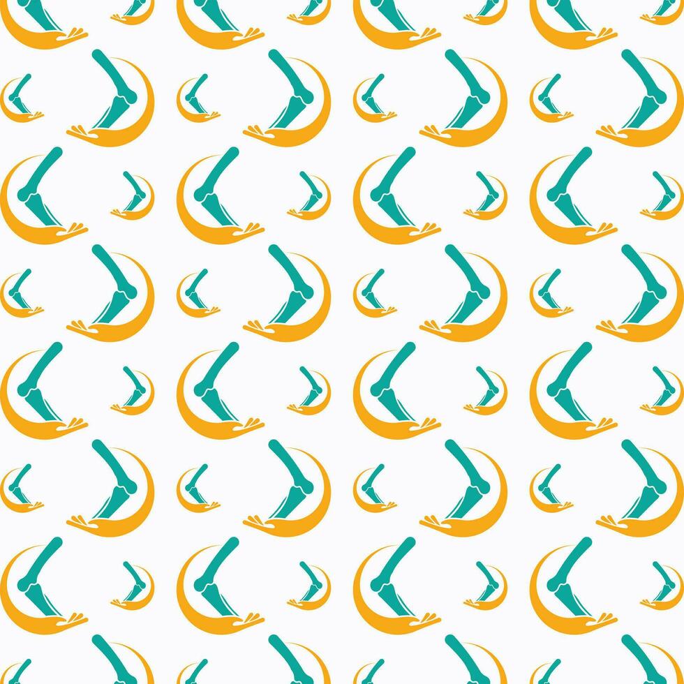 Joint bones vector design pattern illustration abstract background
