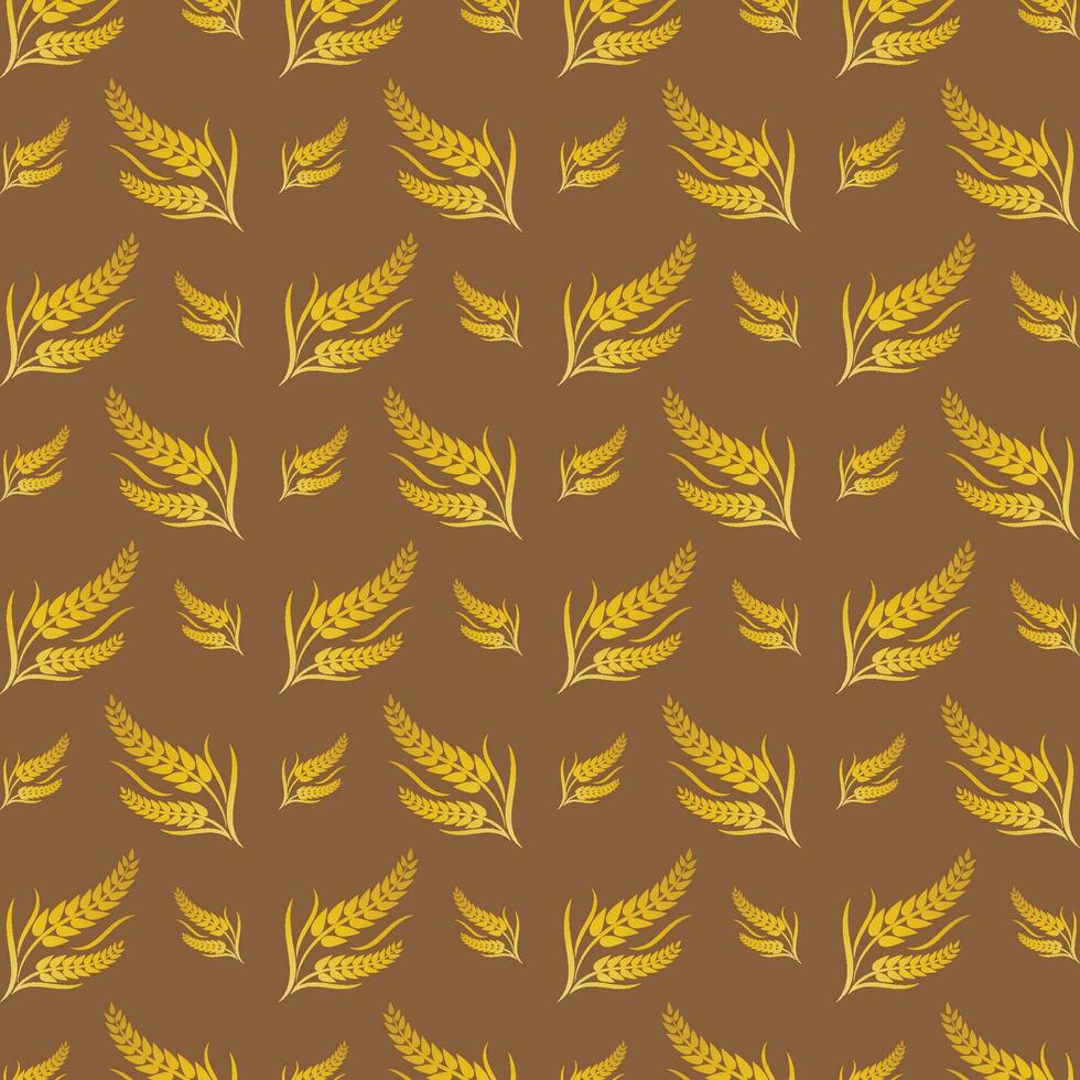 Wheat vector design pattern illustration abstract background