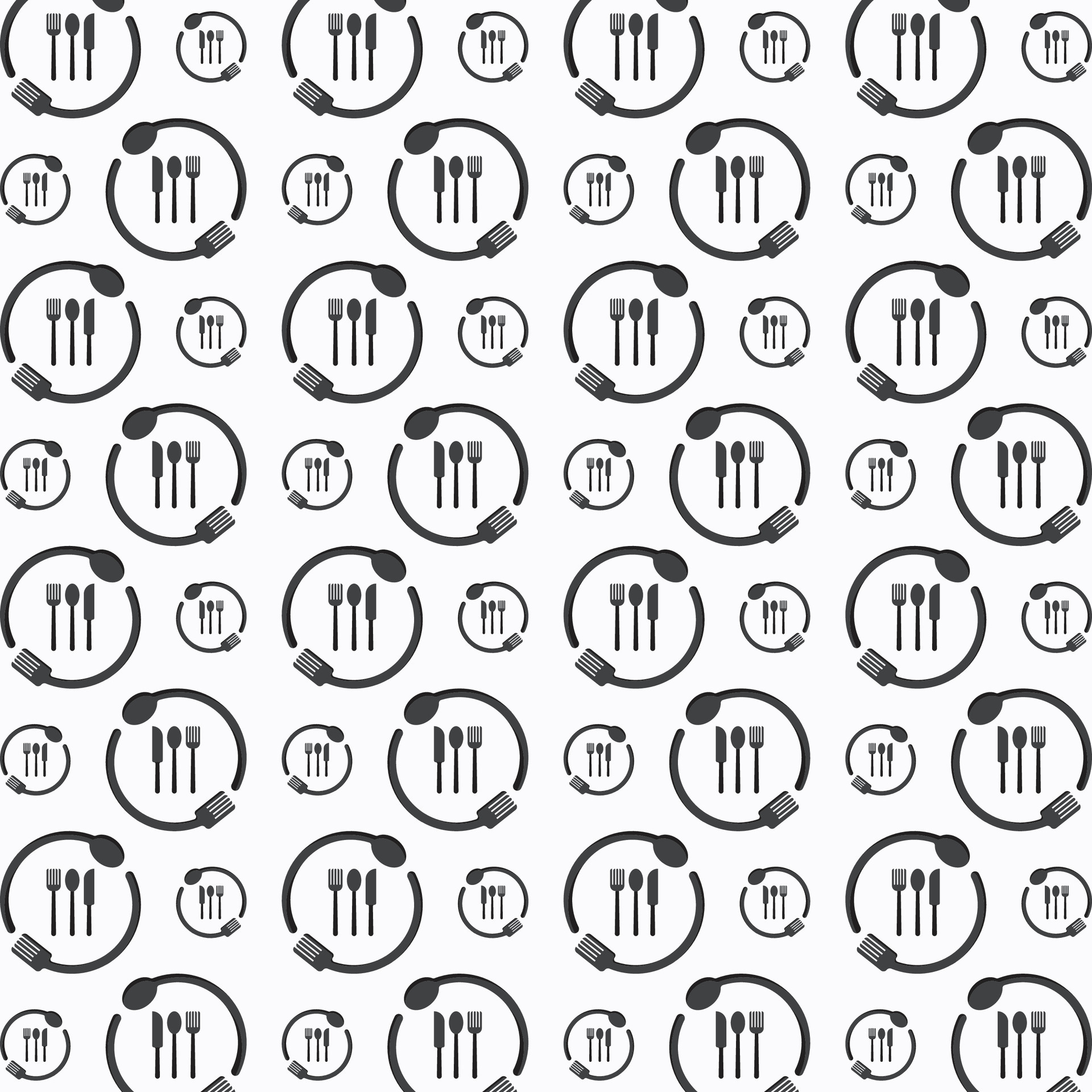 Fork and spoon vector design pattern illustration abstract background 36361210 Vector Art at