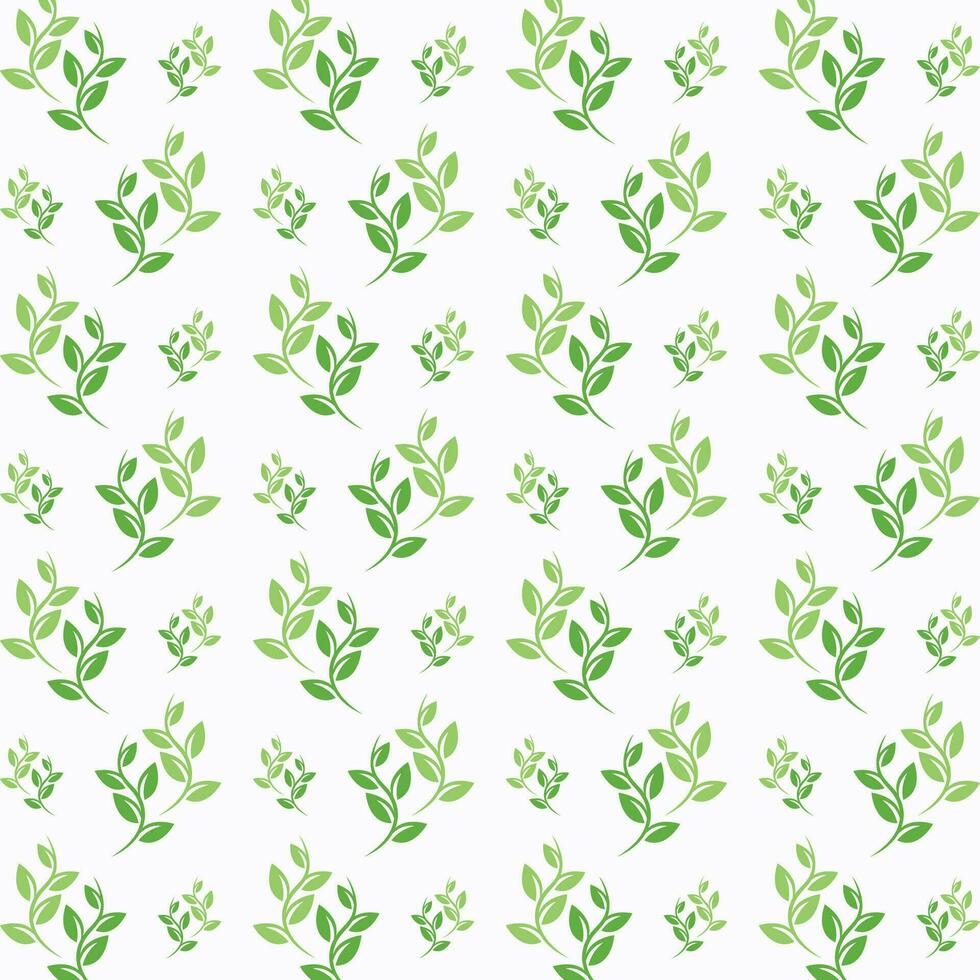 Green tree leaf vector design pattern illustration abstract background