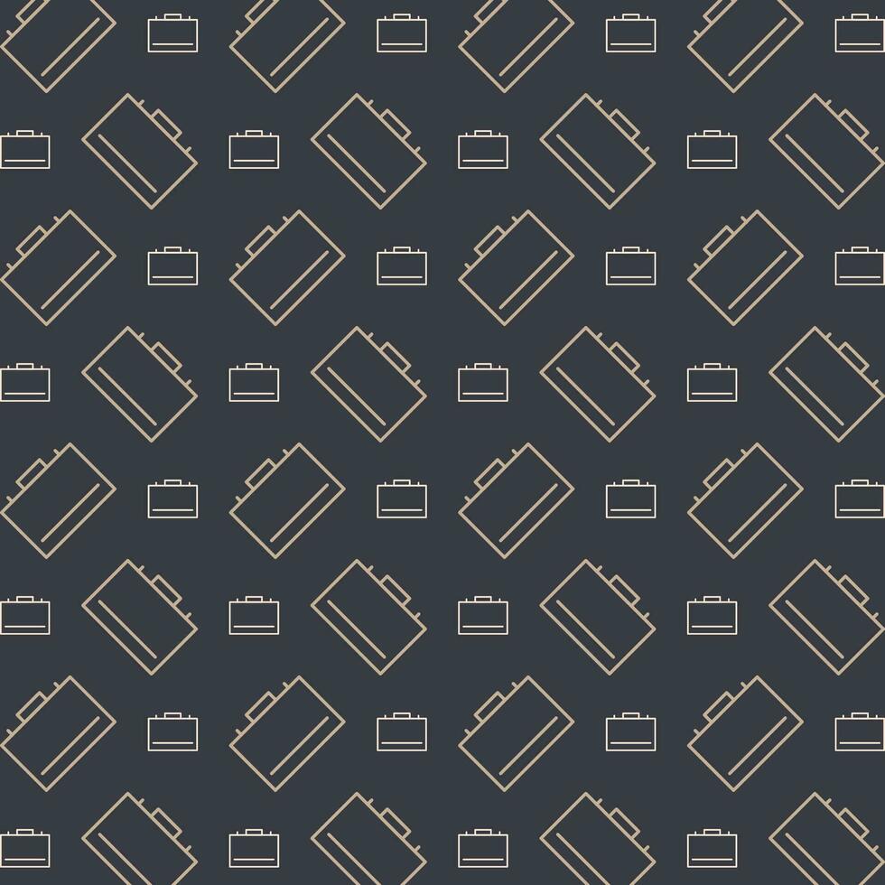 Briefcase vector Icon repeating pattern colorful vector illustration background