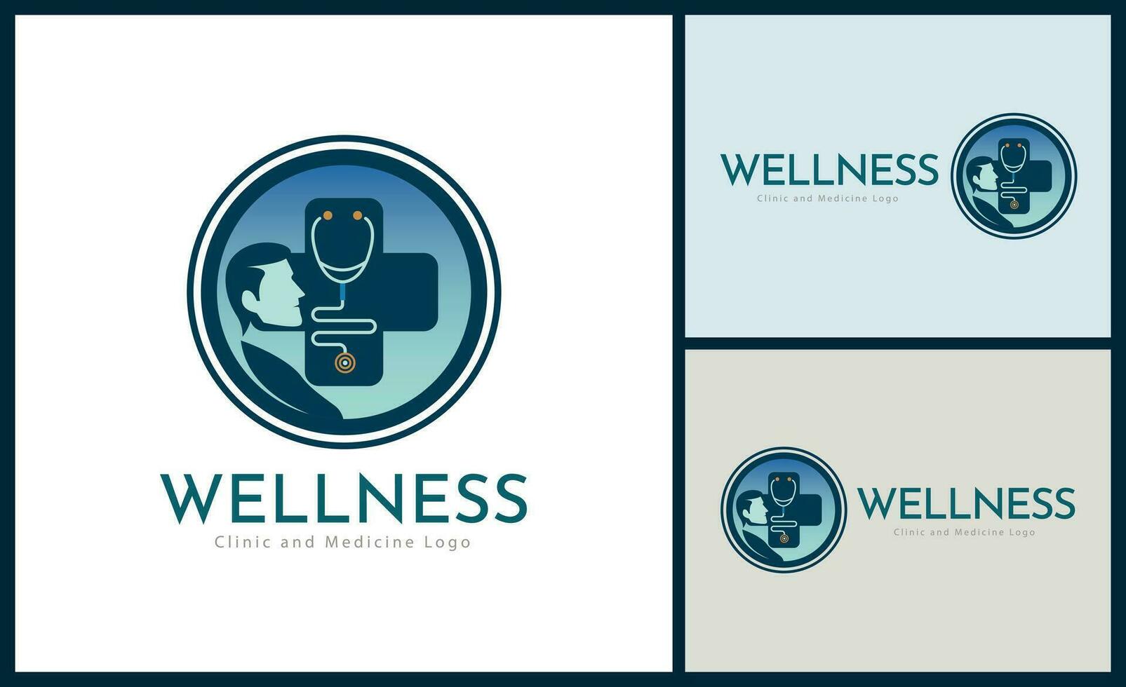 Medicine cross pharmacy hospital clinic logo template design vector