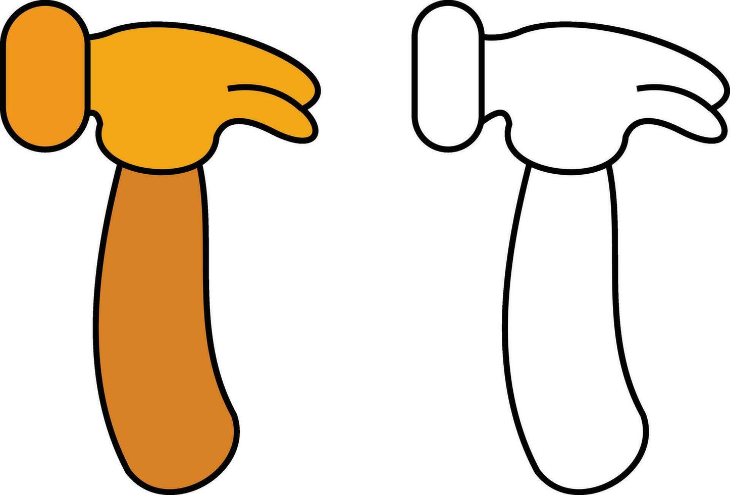 This is the perfect image for your next design.  They will love it. Suitable for design to introduce carpentry tools. Coloring educational media with a tool them vector