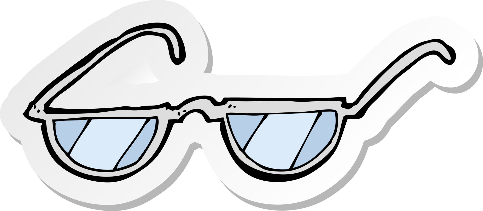 sticker of a cartoon glasses 36361757 PNG