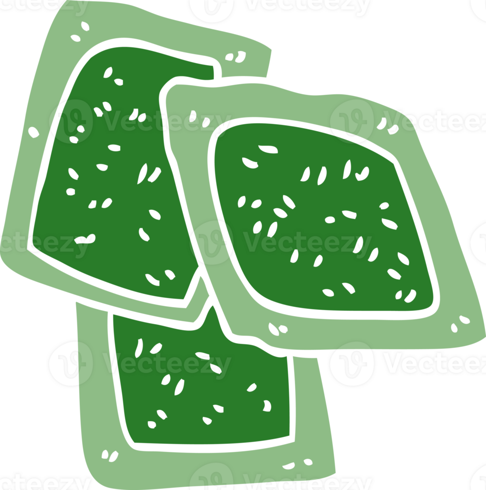 cartoon doodle green tea png