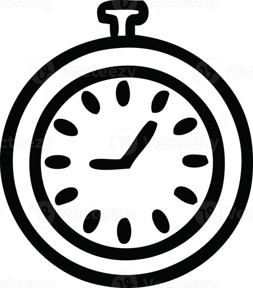 linje teckning tecknad serie tid propp png