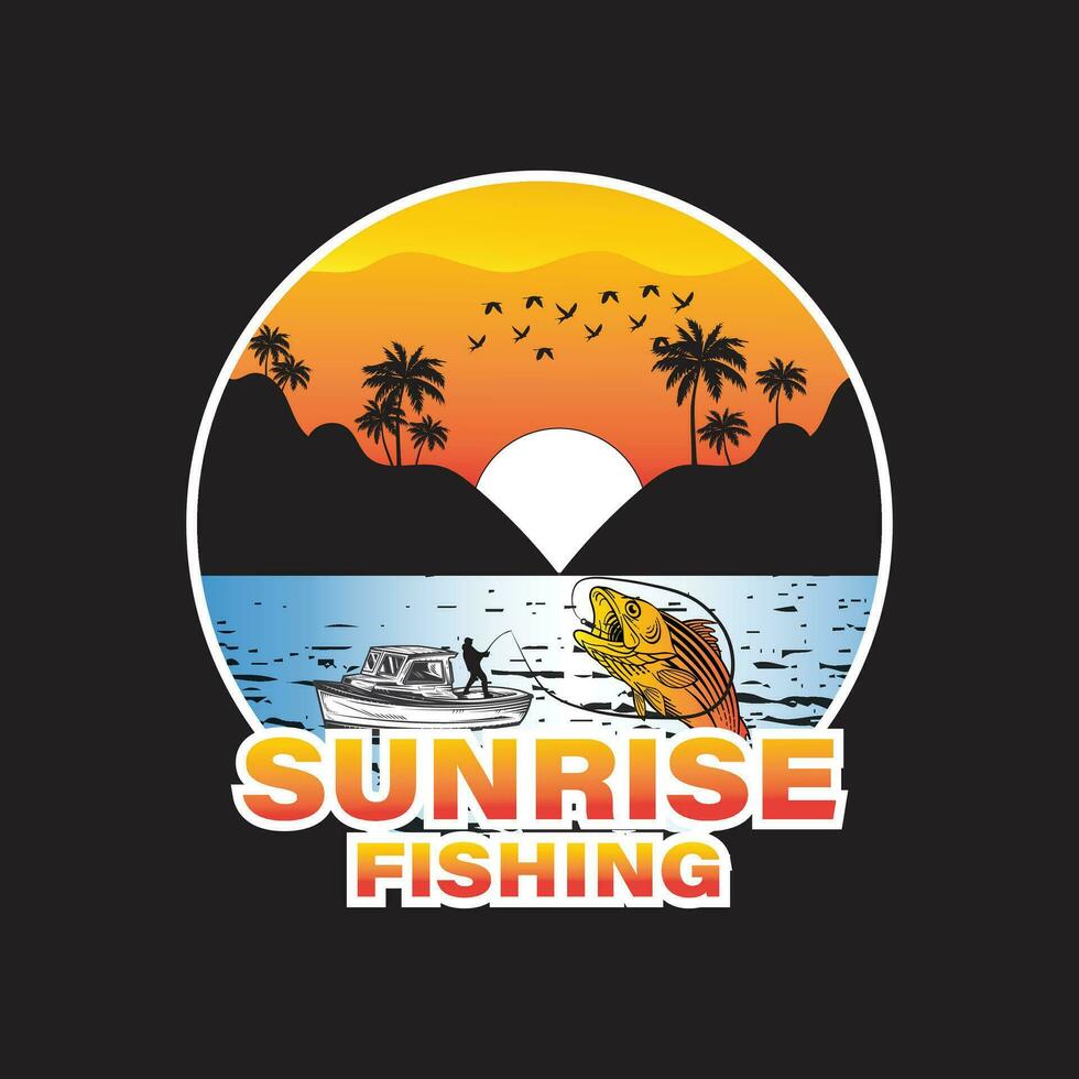 fishing typography tshirt vector design