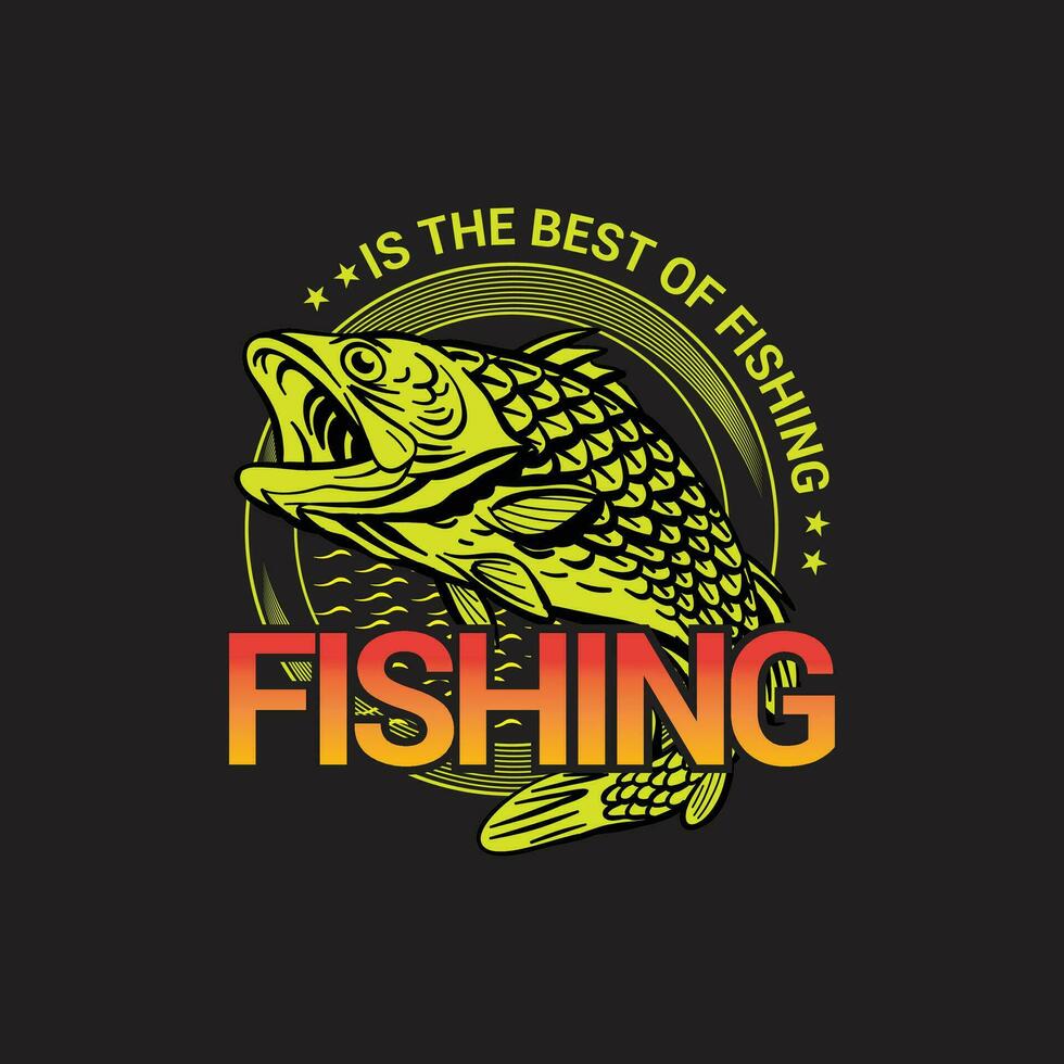 fishing typography tshirt vector design