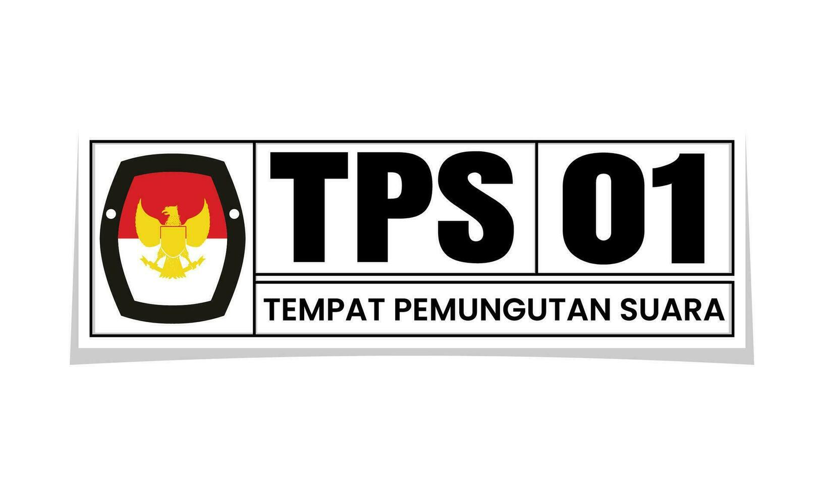 Indonesian election vector
