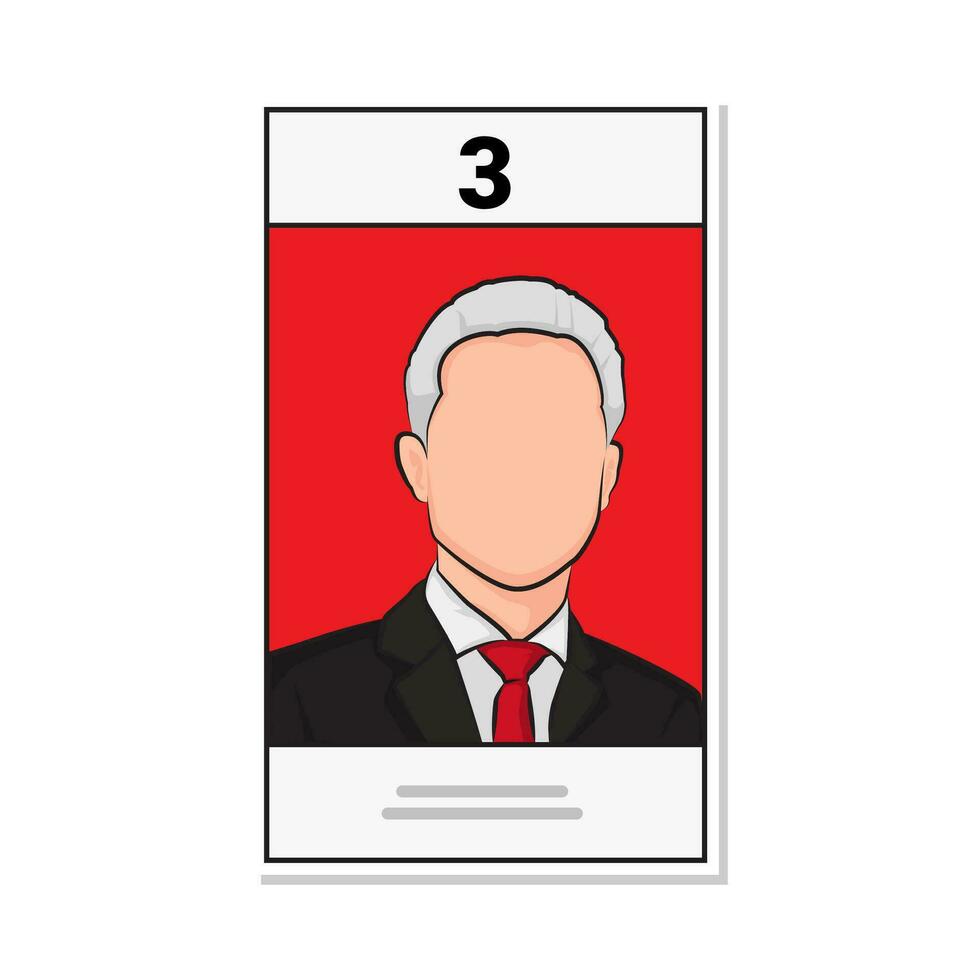 presidential candidate vector. Indonesian election vector