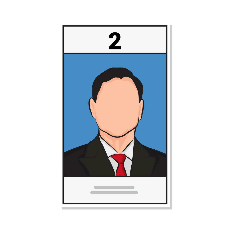 presidencial candidato vector. indonesio elección vector