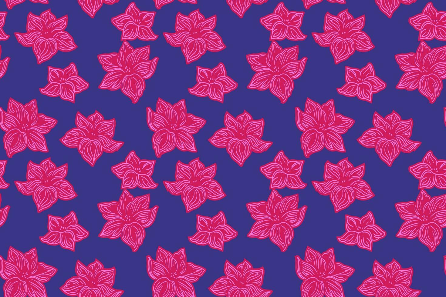 vistoso sin costura modelo con decorativo estilizado forma flores vector mano dibujado. creativo sencillo floral antecedentes. diseño para moda, textil, tela, fondo de pantalla, superficie diseño