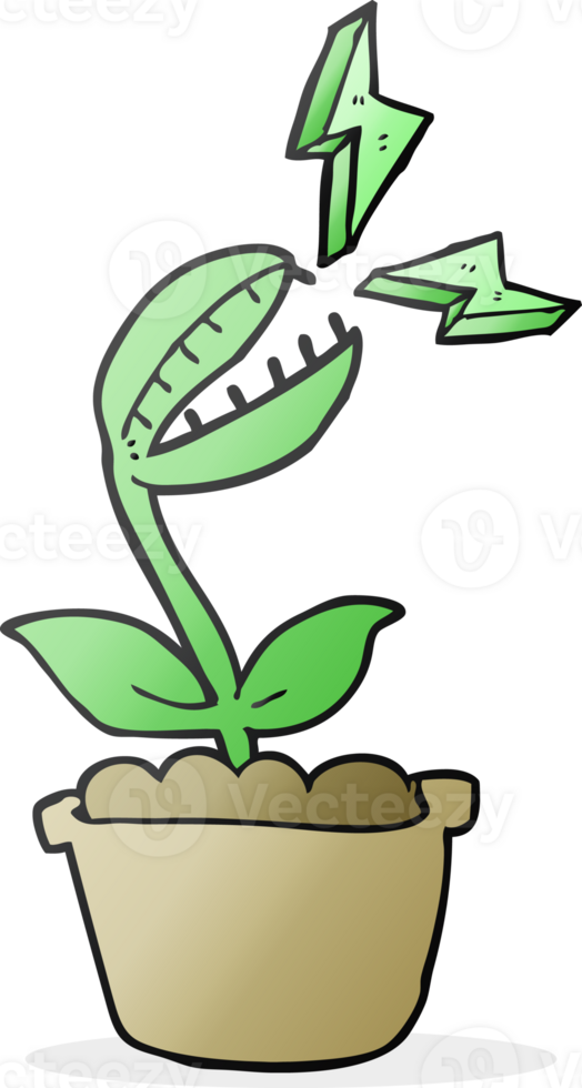 cartoon venus fly trap png