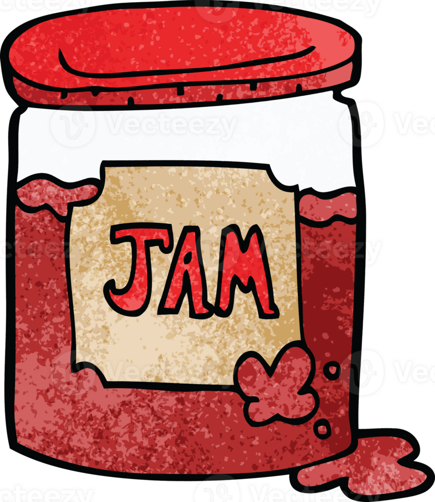 cartoon doodle jam pot 36363250 PNG
