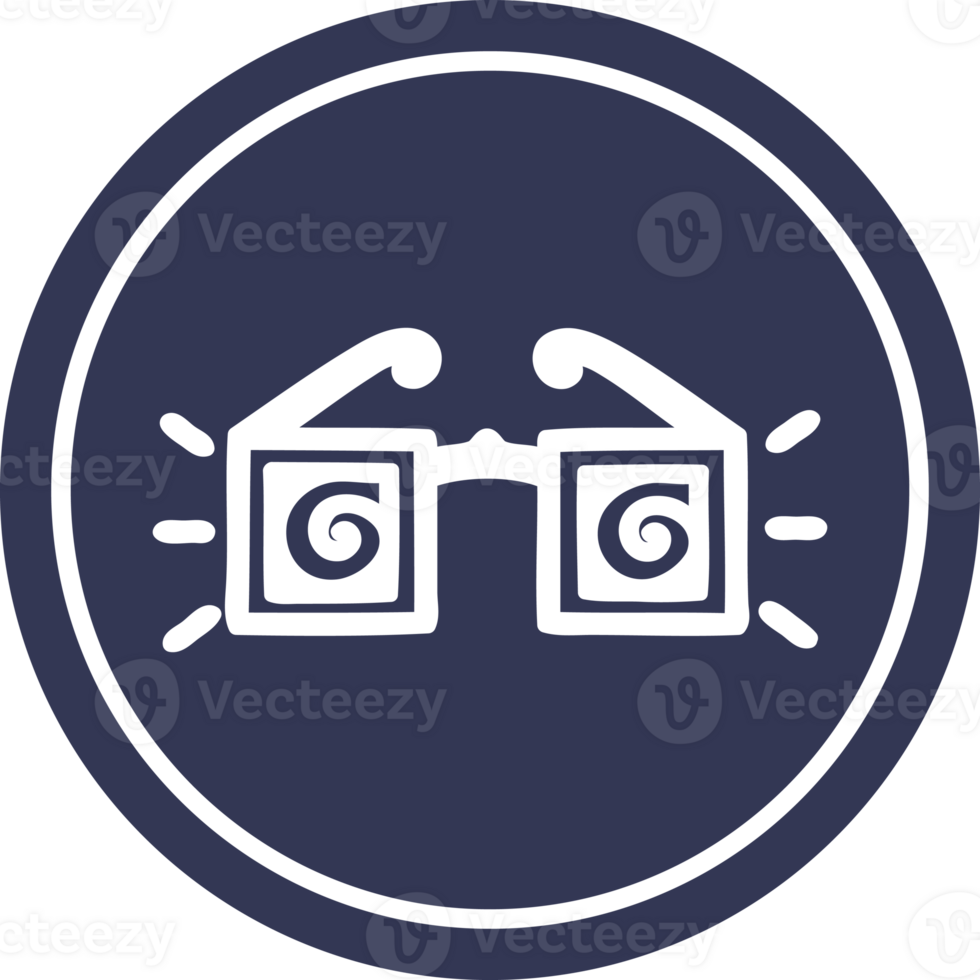 X straal specificaties circulaire icoon png