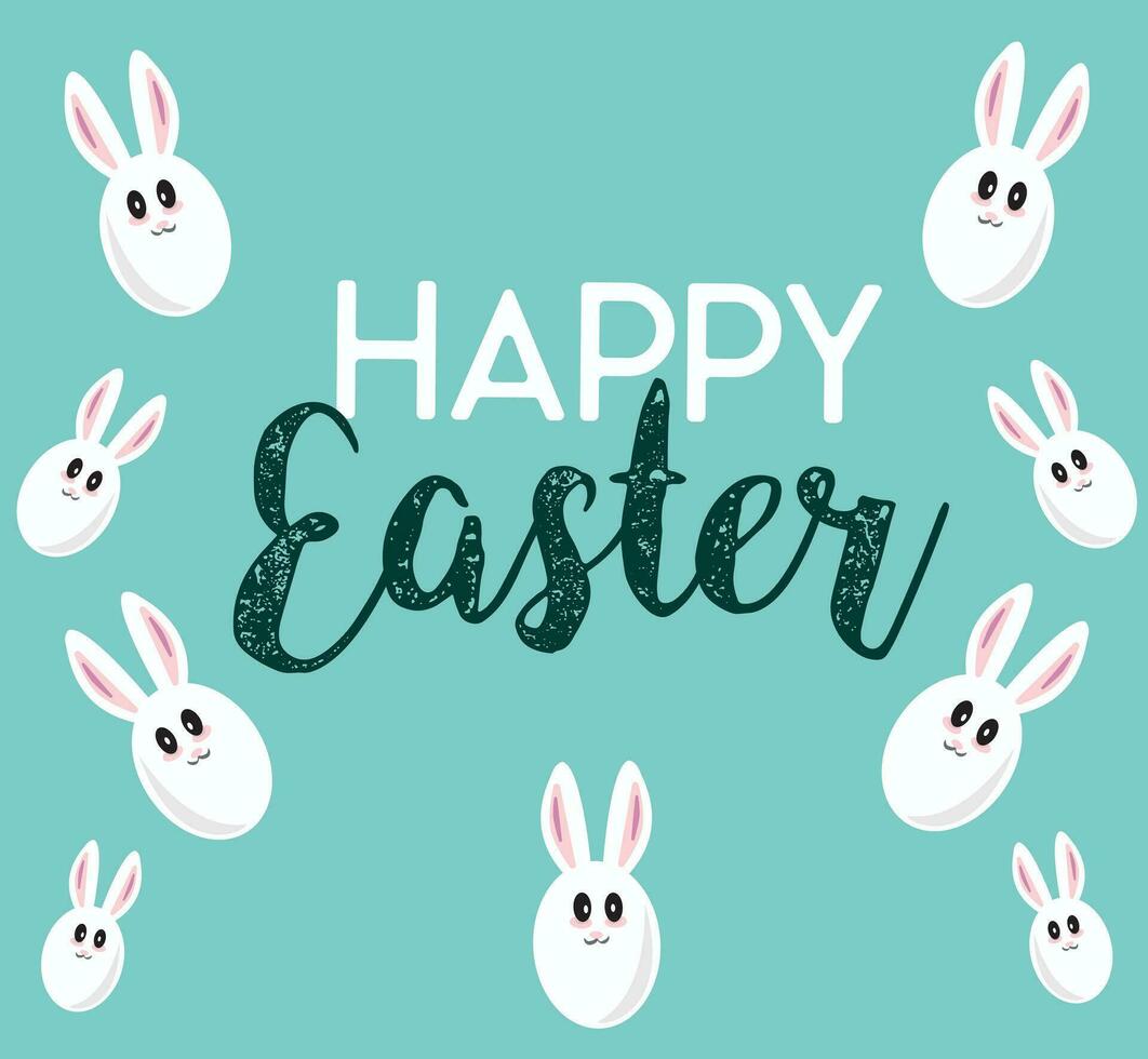 Happy Easter banner, poster, greeting card. vector
