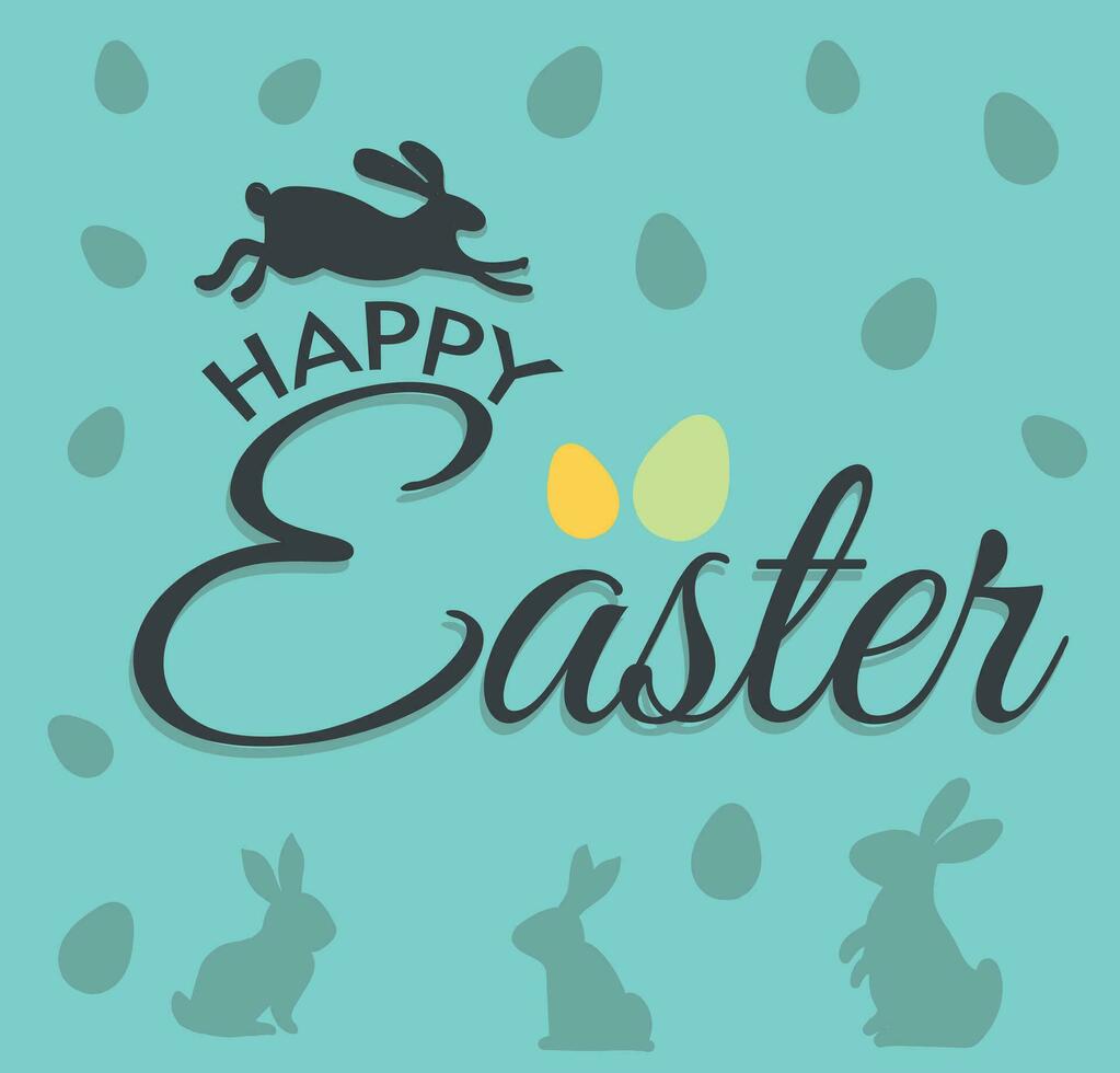 Happy Easter banner, poster, greeting card. vector
