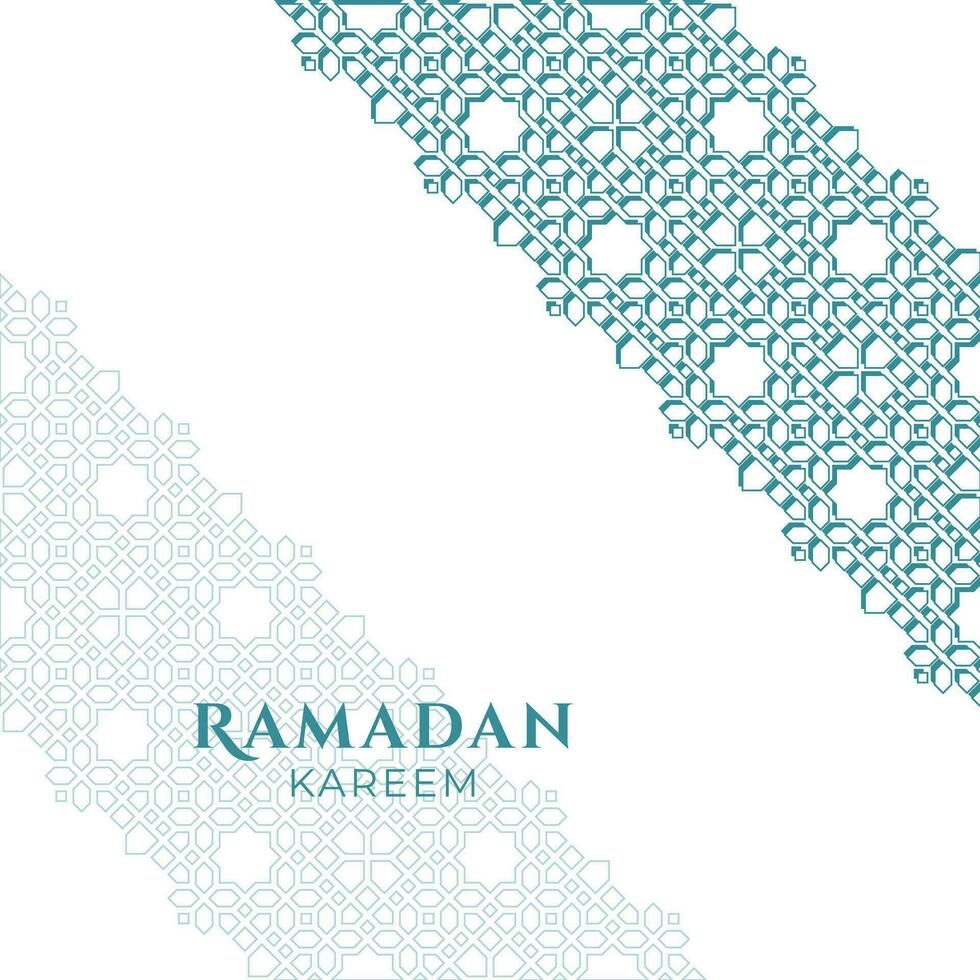 Islamic Ornament Design for Ramadan Greeting Design vector