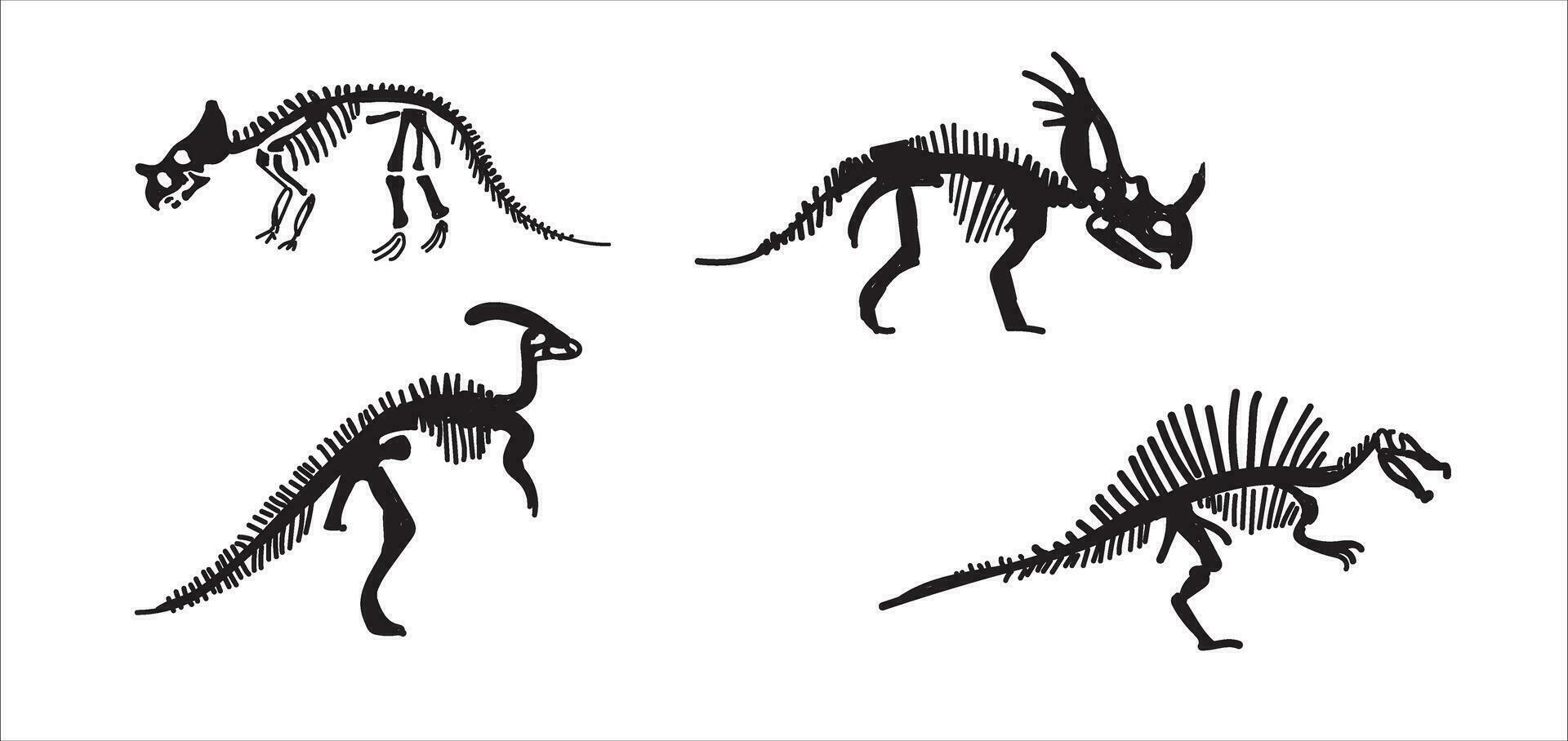Dinosaur Vector. Cute dinosaur vectors roar pattern
