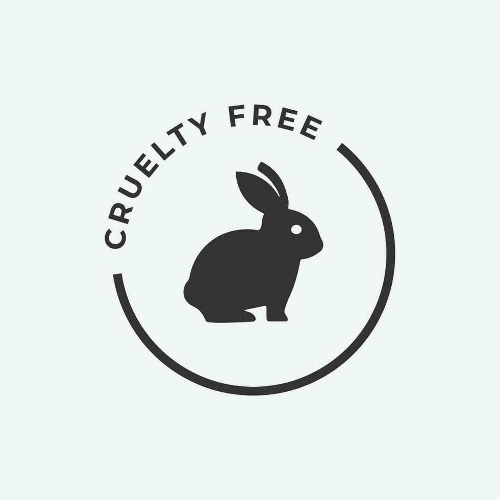 Cruelty free icon. Eco friendly, natural, cruelty free and gentle on skin icon. vector