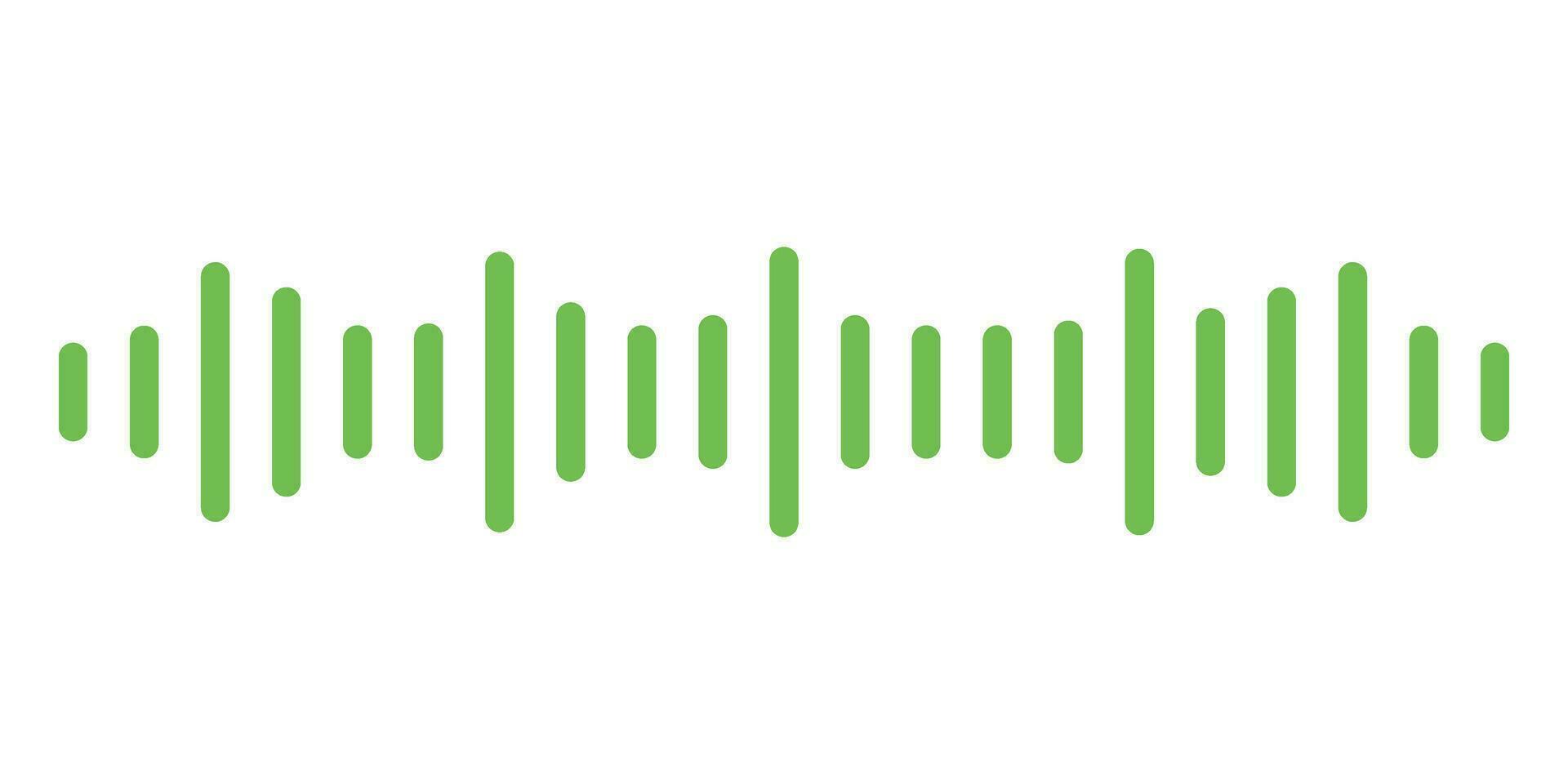 vector Sound Waves. Audio equalizer technology. Audio player. pulse music.