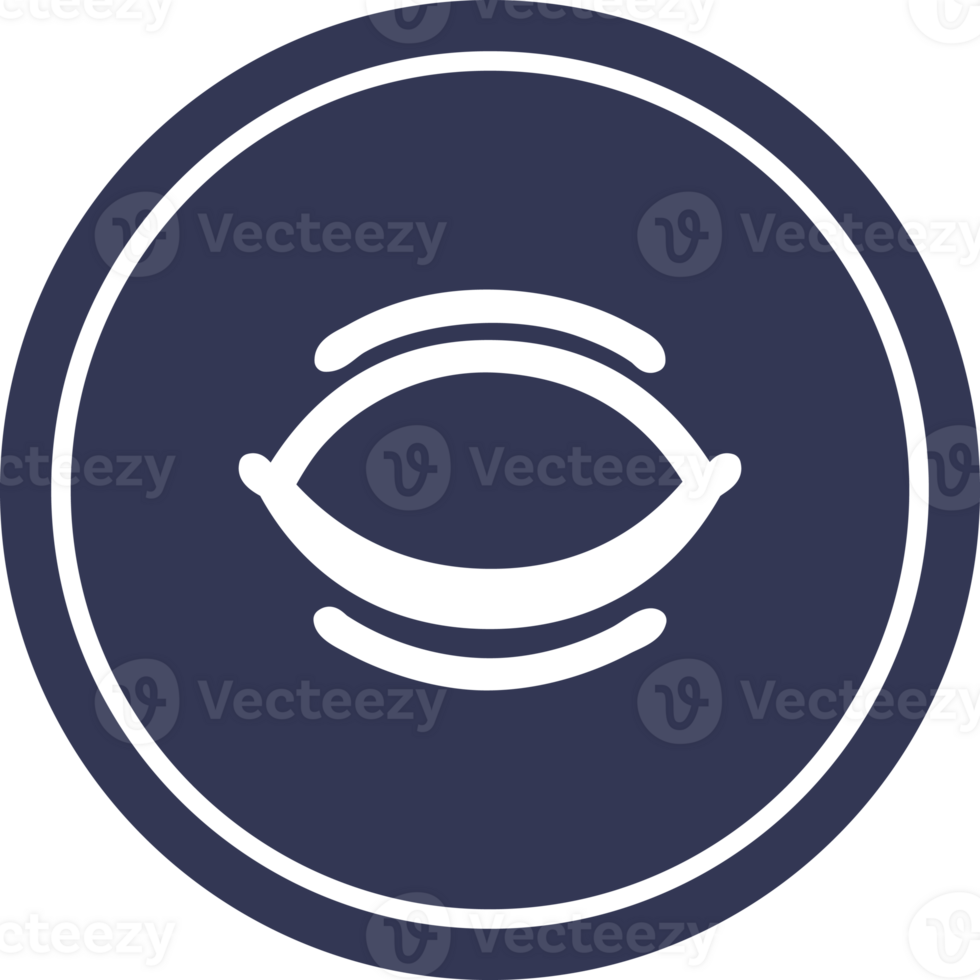 closed eye circular icon png