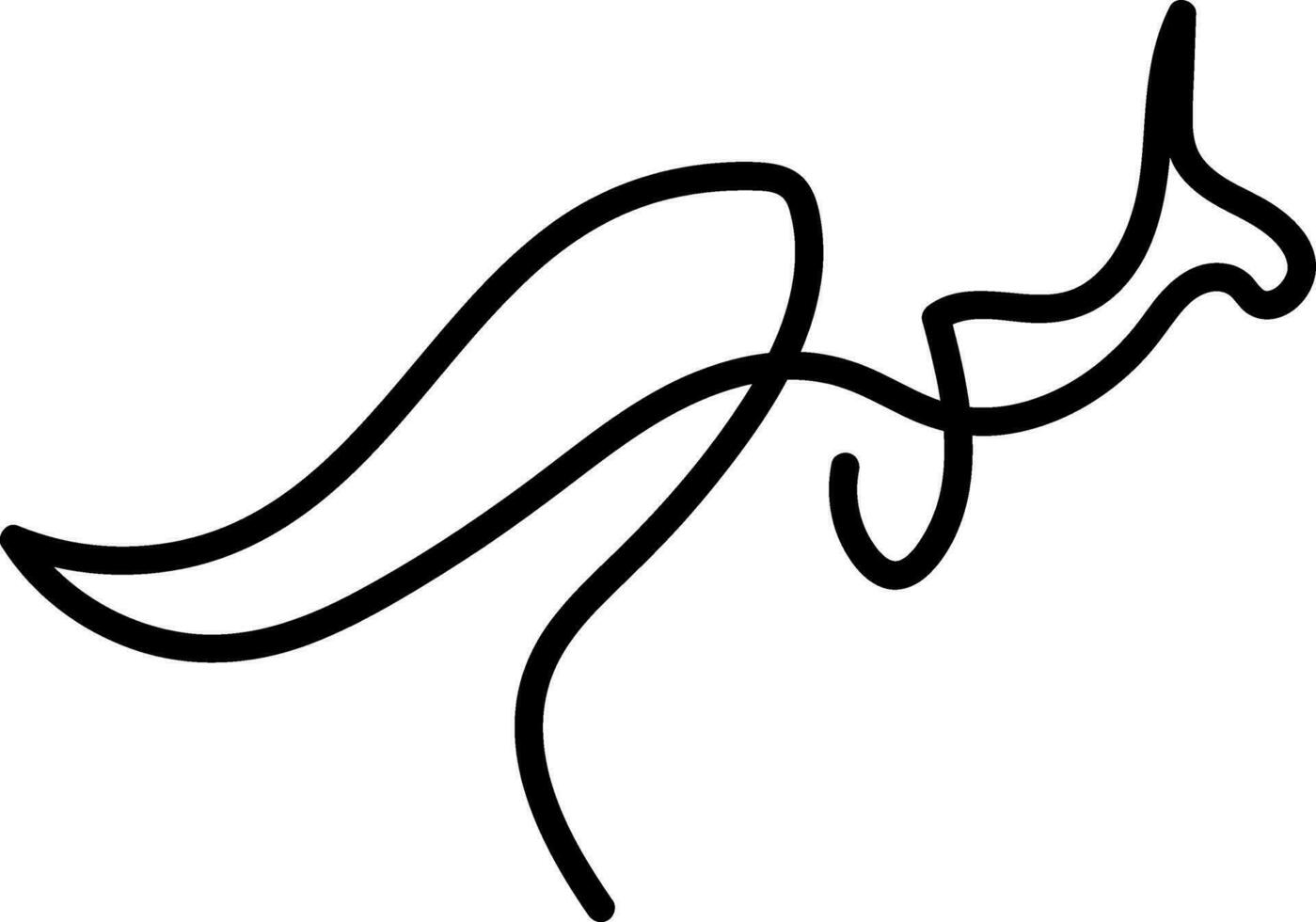 World Wildlife Day, Animal Line Art, Continuous one line art, Drawing vector illustration isolated on white background.