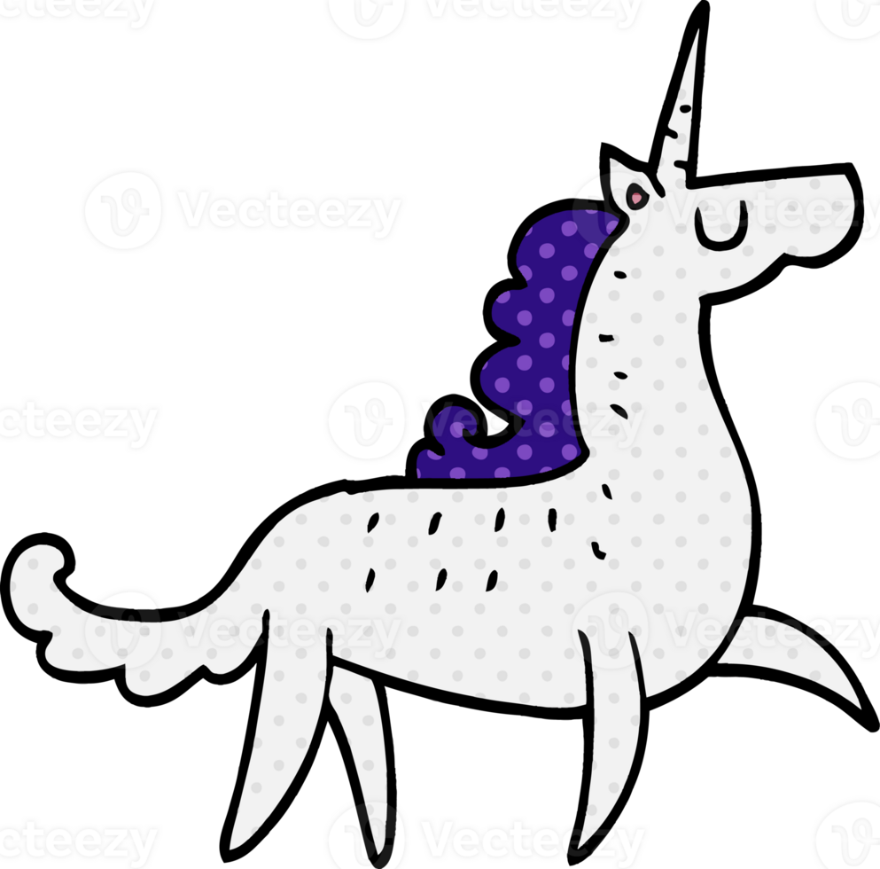 cartoon doodle unicorn png