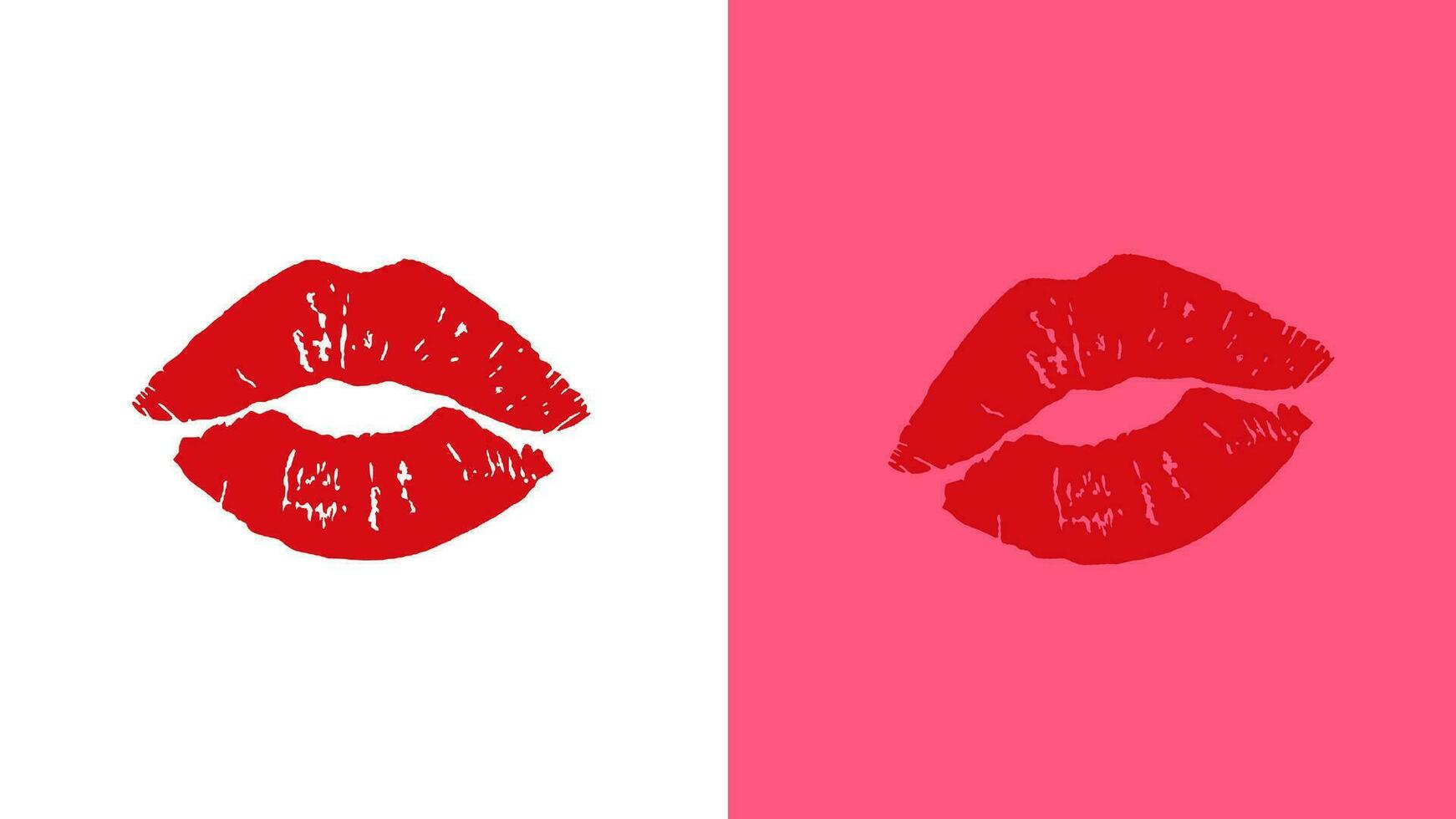 Lips. Lip icon sign. Sexy Lips icon vector design. Red Kissing Lips vector illustration.