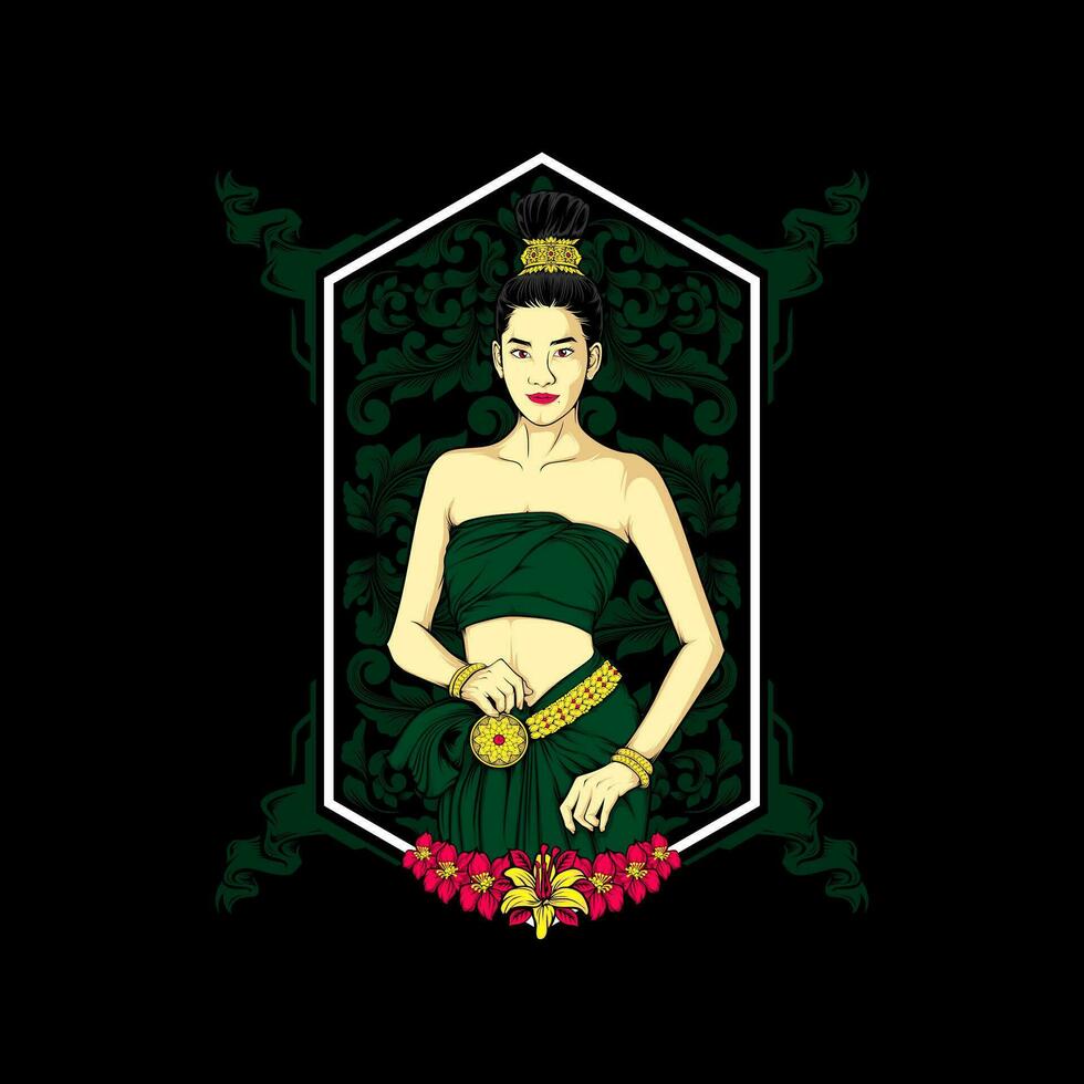 AI generated awesome vector illustration for t shirt design