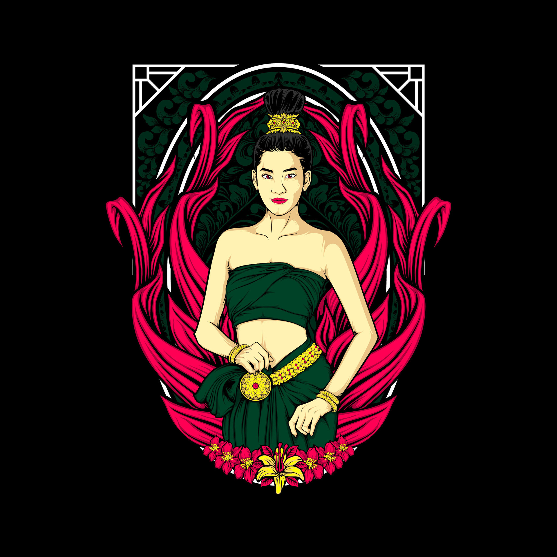 Ai Generated Awesome Vector Illustration For T Shirt Design 36365151 Ai Generated Awesome Vector Illustration For T Shirt Design 36365151