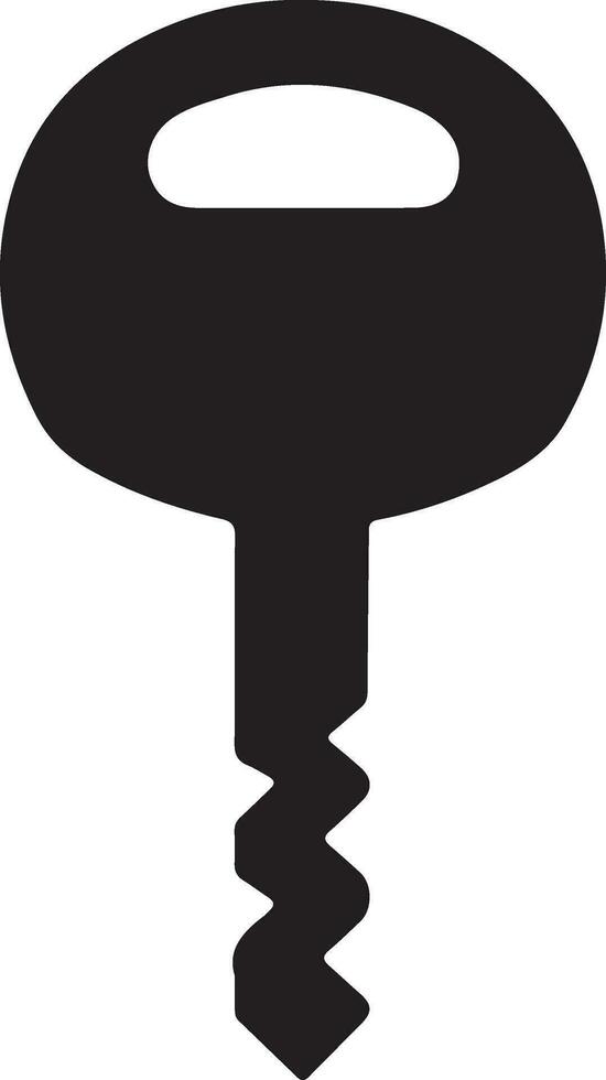 minimal Car key icon vector art illustration black color, black color silhouette, white background 9