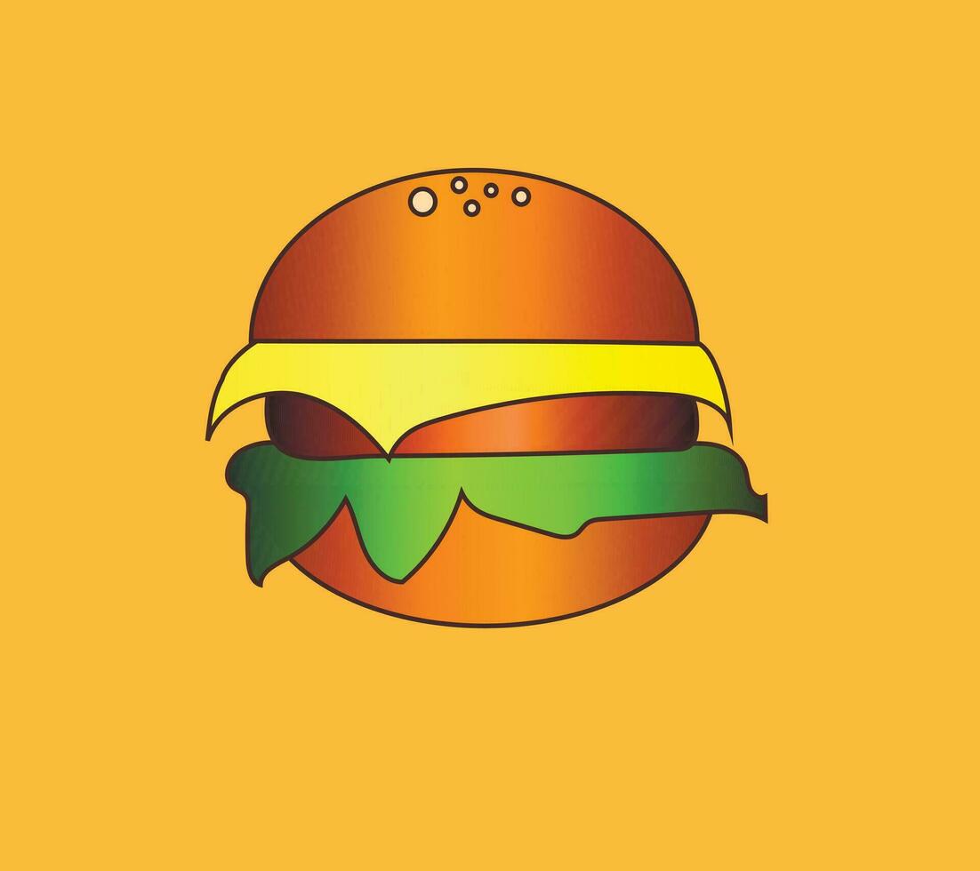 Burger icon vector