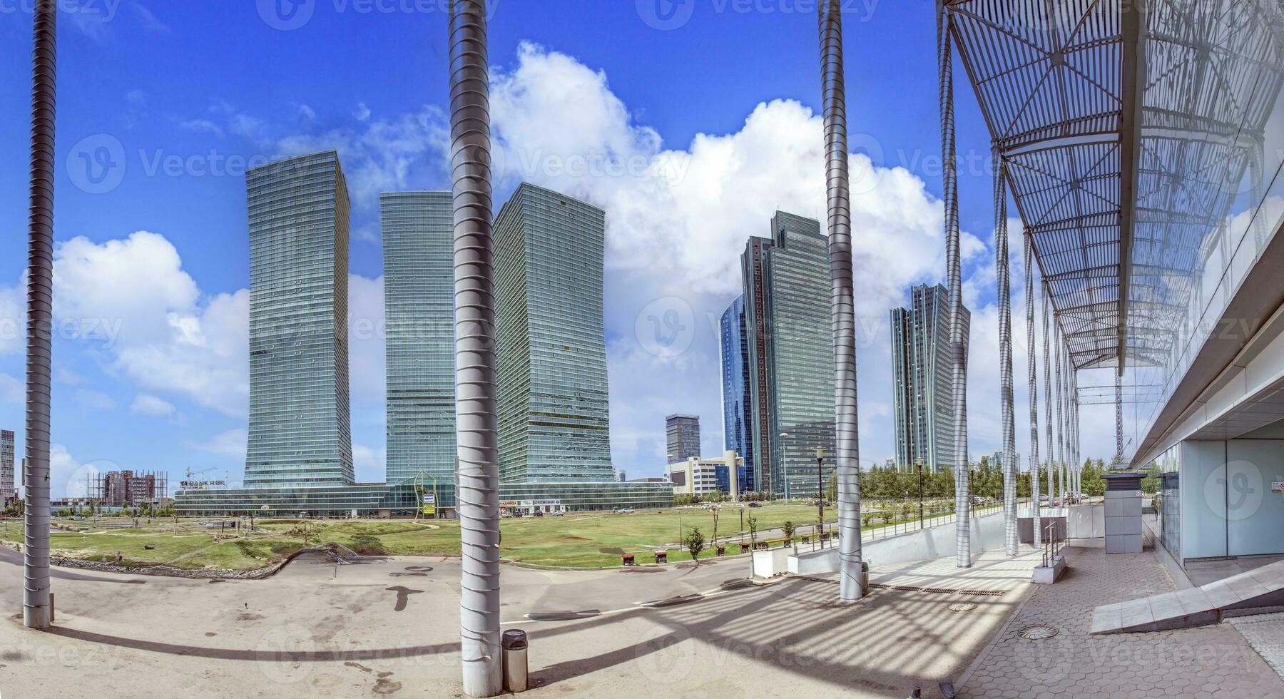 Image of the Kazakh capital Astana in summer from 2015 photo