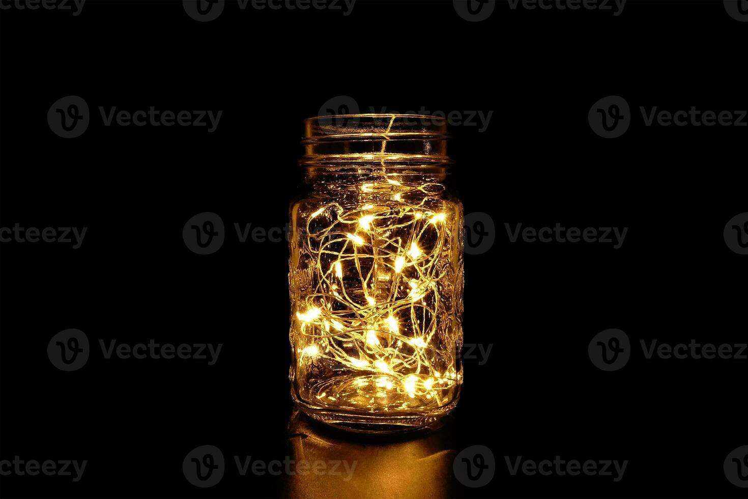 Beautiful Mason Jar Fairy Light in the Dark photo