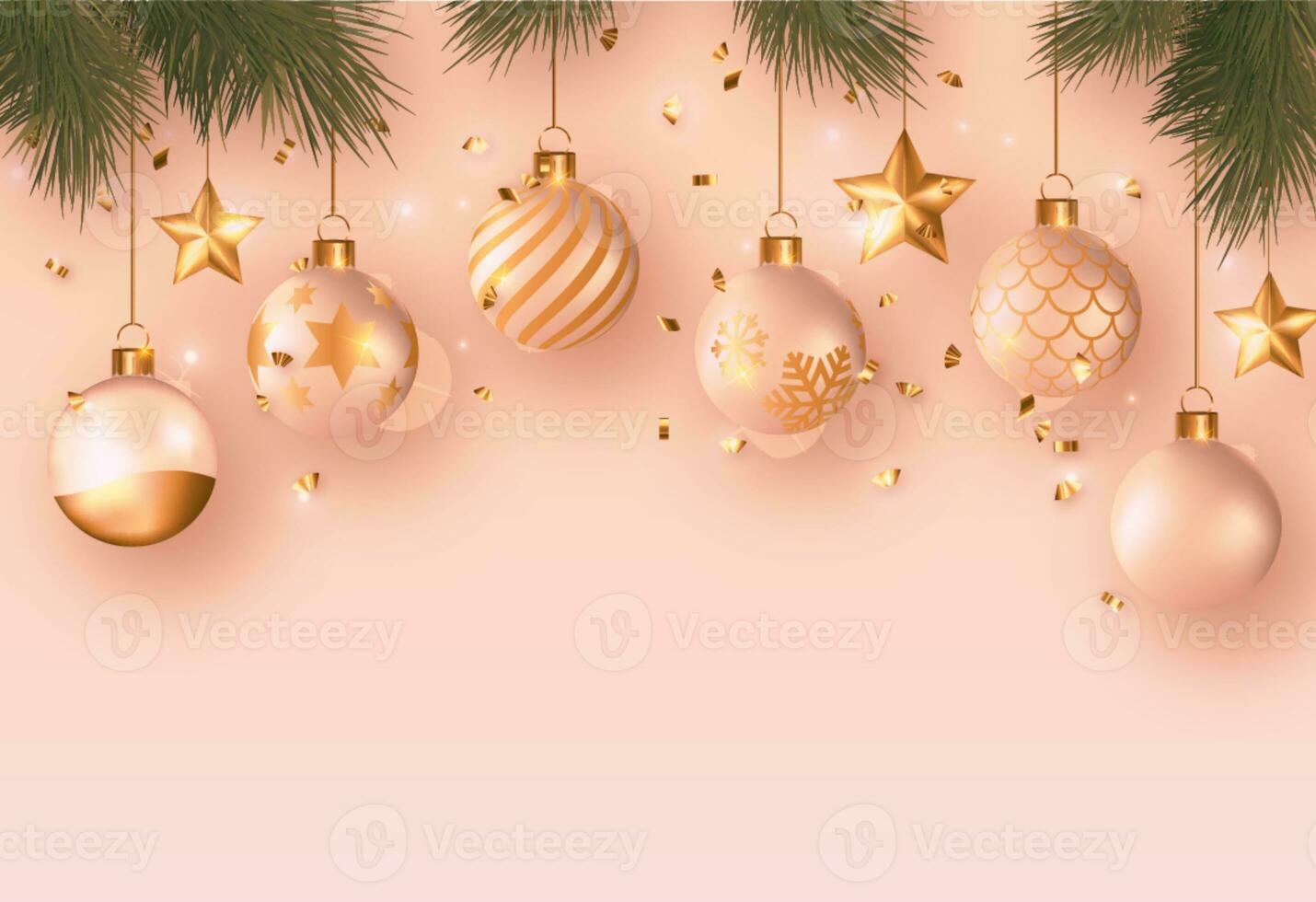 Christmas's background,holiday, festive background, decorate ball, snowflake, fir branch, celebration Christmas, decor, decoration, ornament, concept, flat, lay, photo