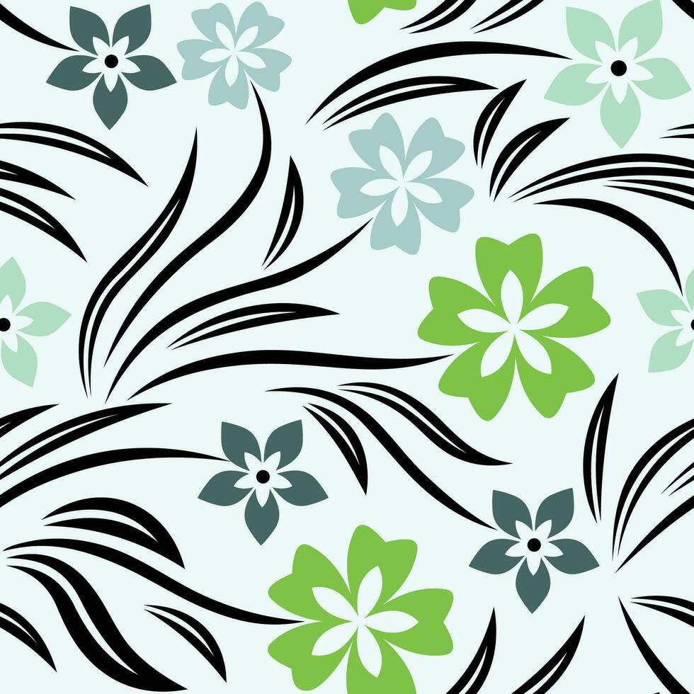 Damask style Textile design for curtain vector