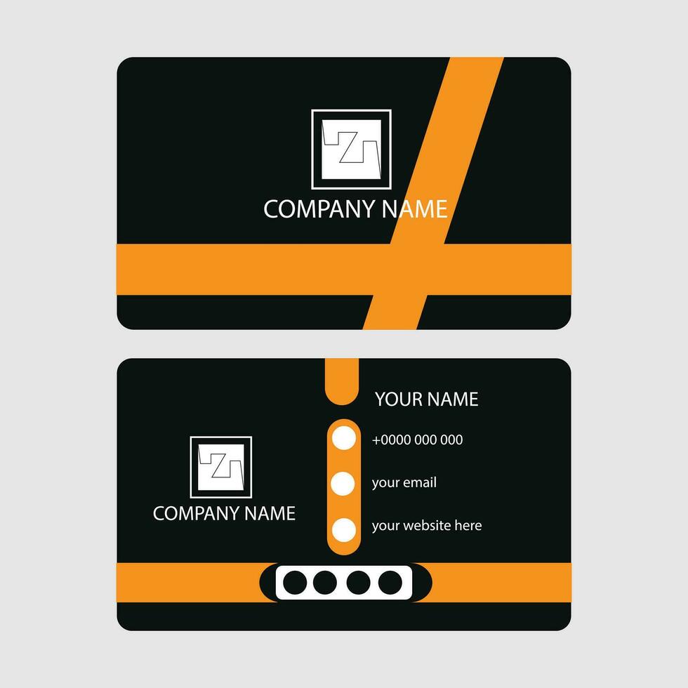 Business Card Design vector