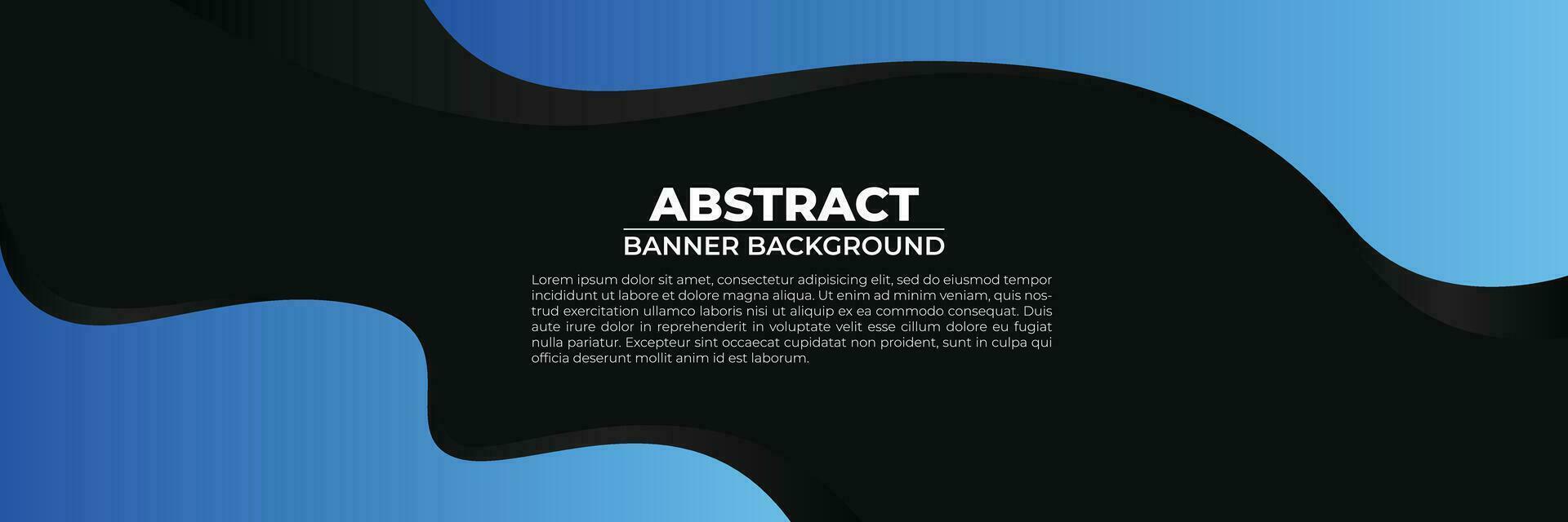 Blue Gradient Banner Background vector