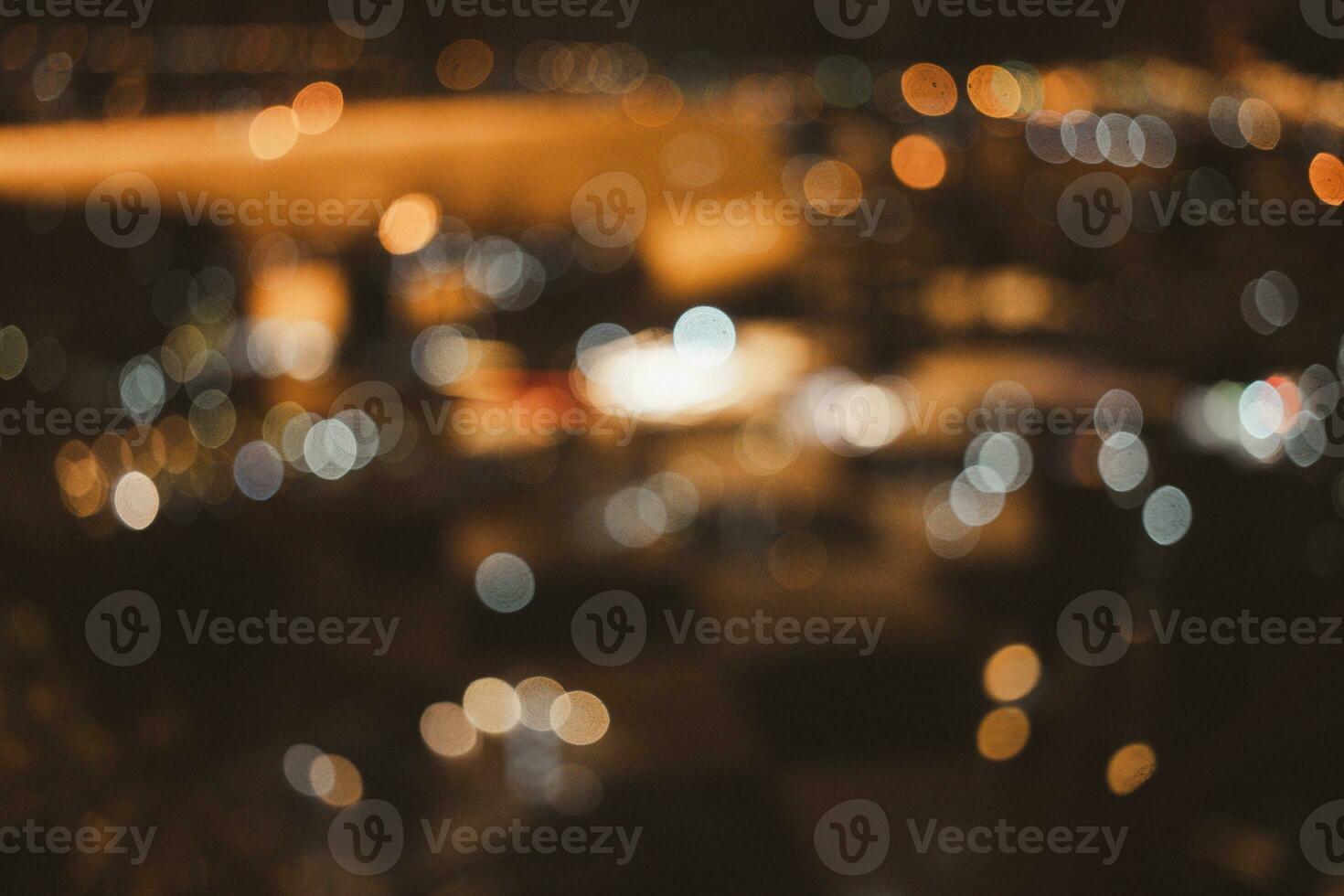 Bokeh image of night view photo